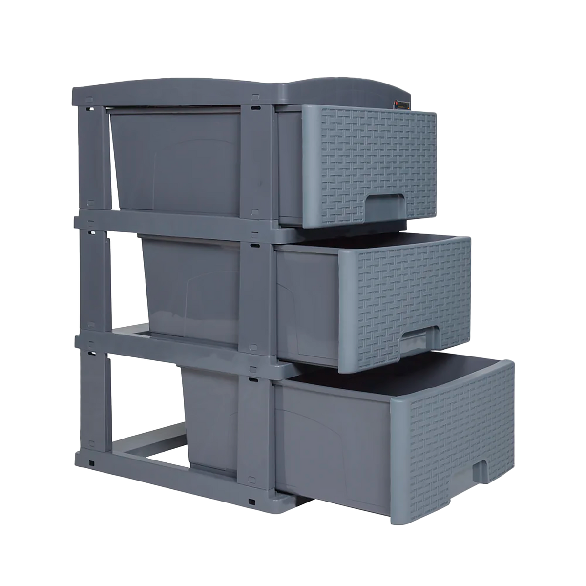 PRACTIMUEBLE PEQ X3 RATTAN GRIS COLPLAST
