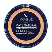 POLVO COMPACTO NATURAL MATE CANELA VOGUE