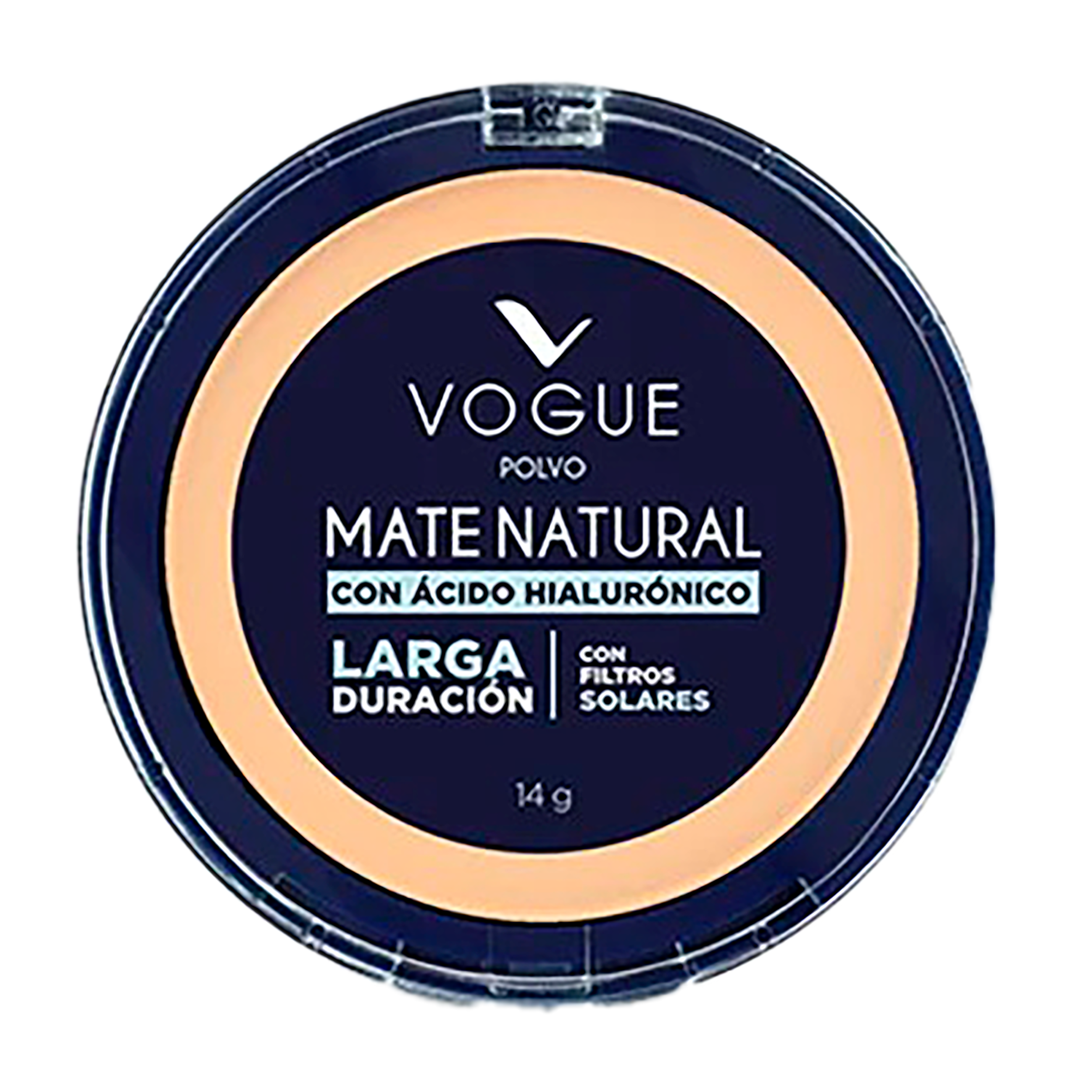 POLVO COMPACTO NATURAL MATE DURAZNO VOGUE