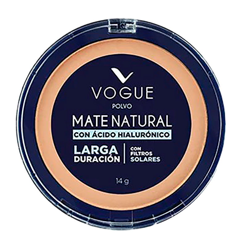POLVO COMPACTO NATURAL MATE TROPICO VOGUE
