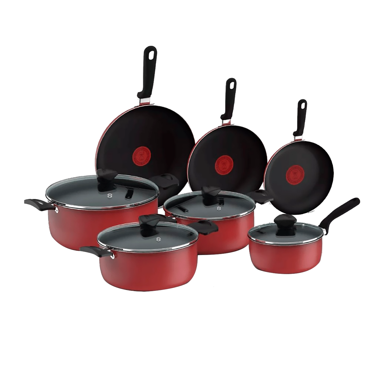SARTEN 30CM A/PT COLORS RED IMUSA