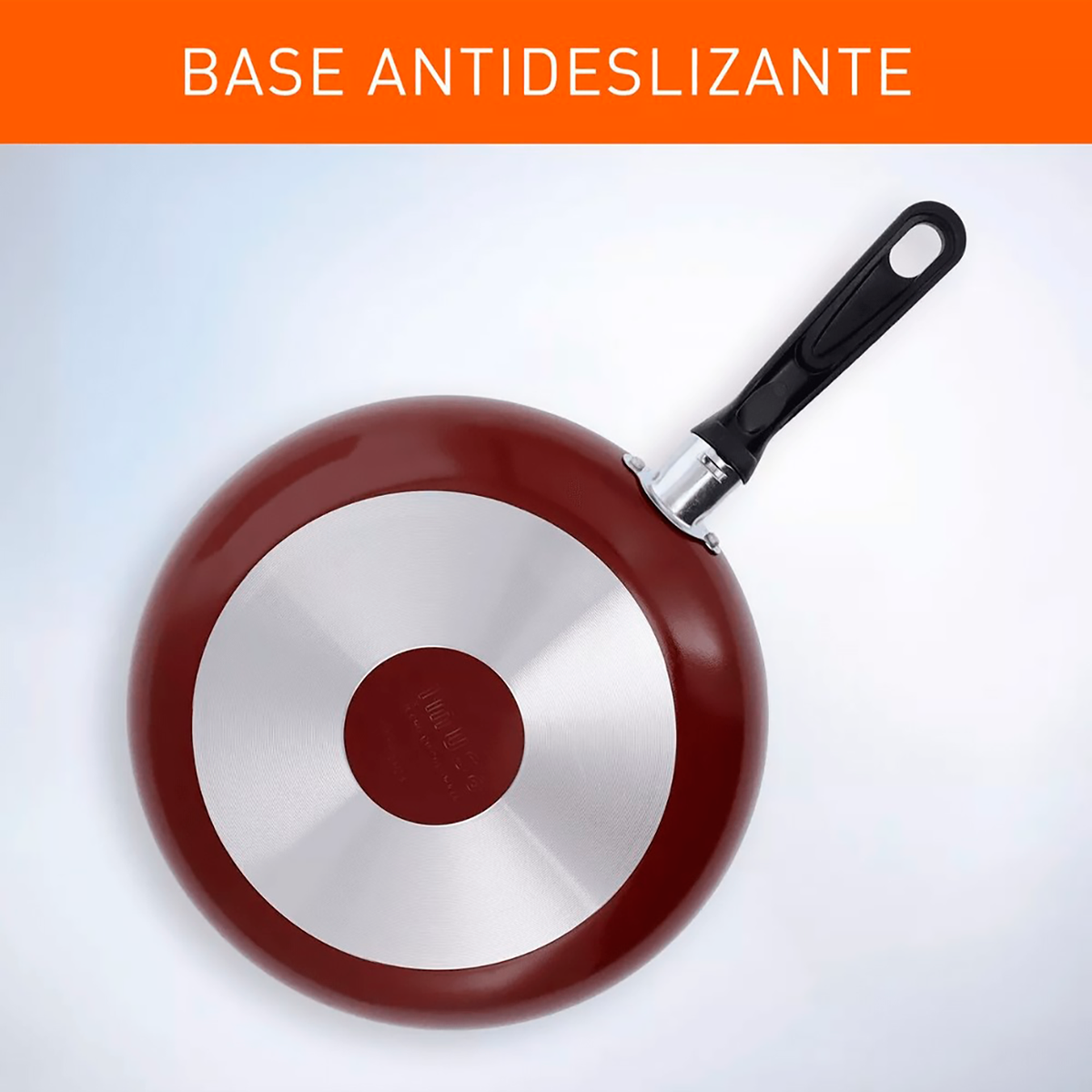 SARTEN 30CM A/PT COLORS RED IMUSA