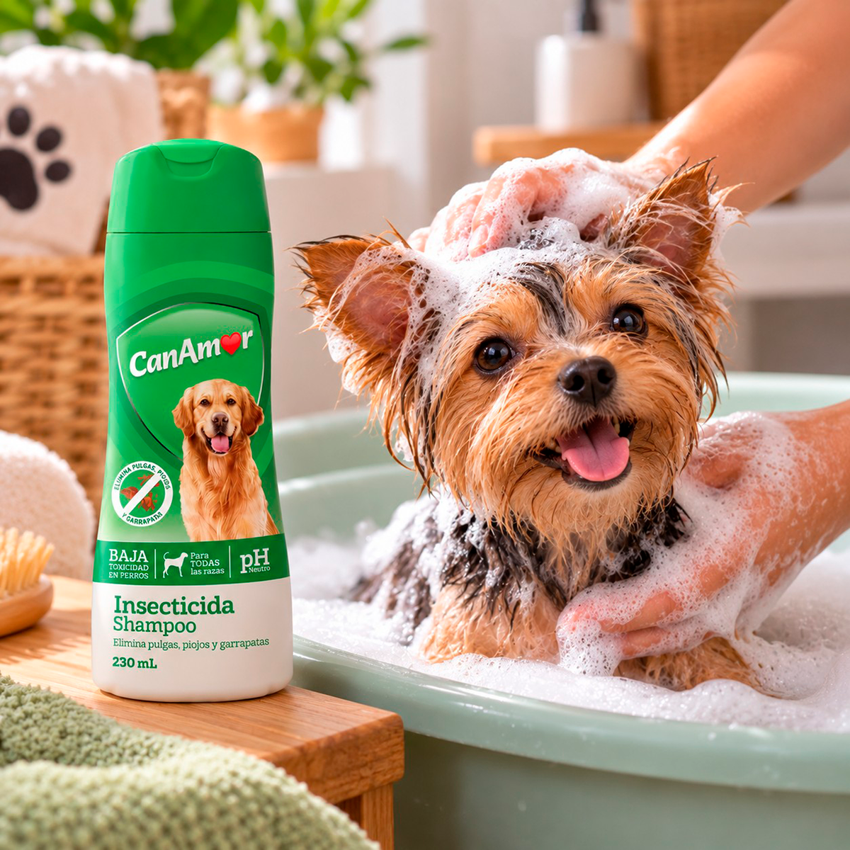 SHAMPOO CANAMOR ANTIPULGAS POR 230CC