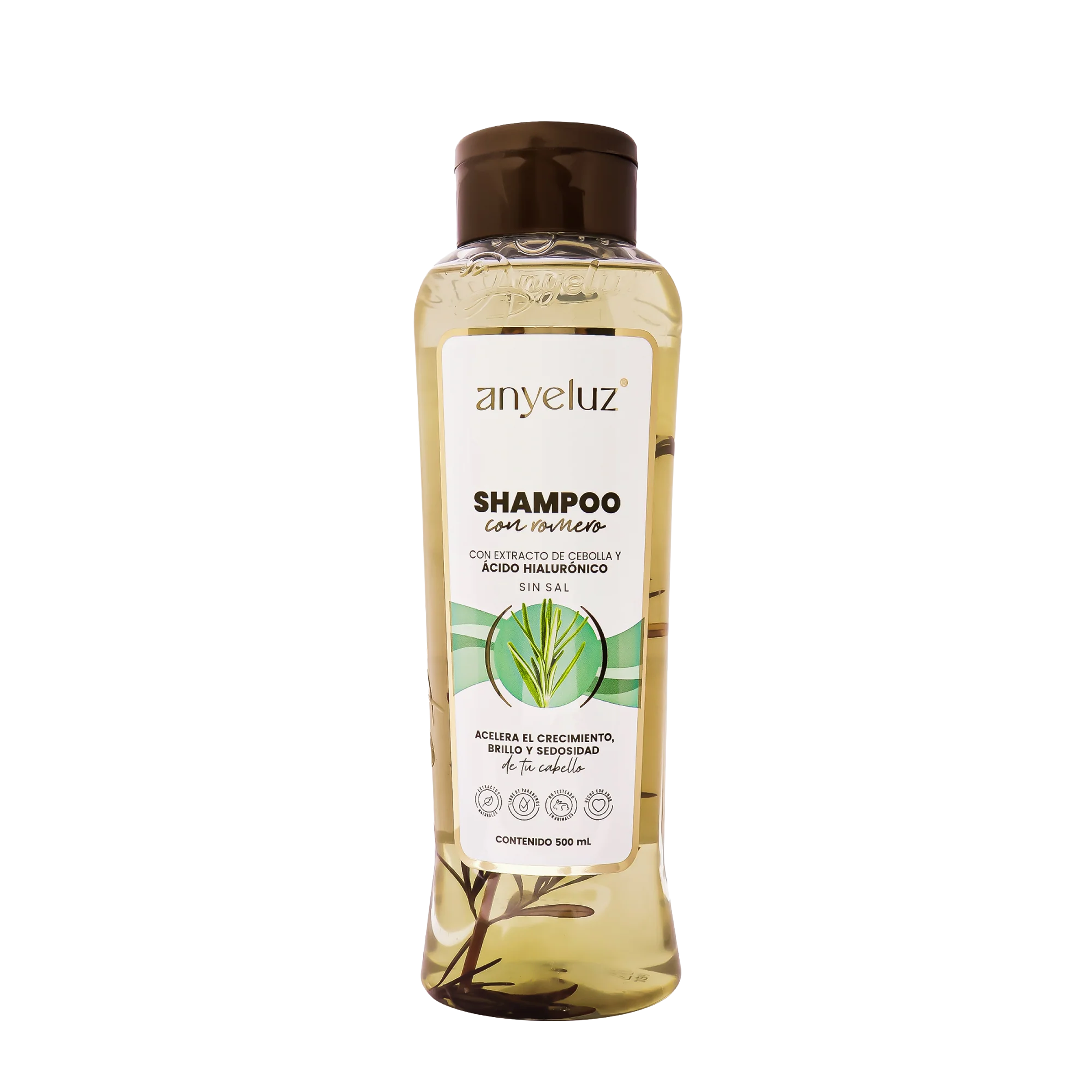 SHAMPOO CON ROMERO 500ML ANYELUZ