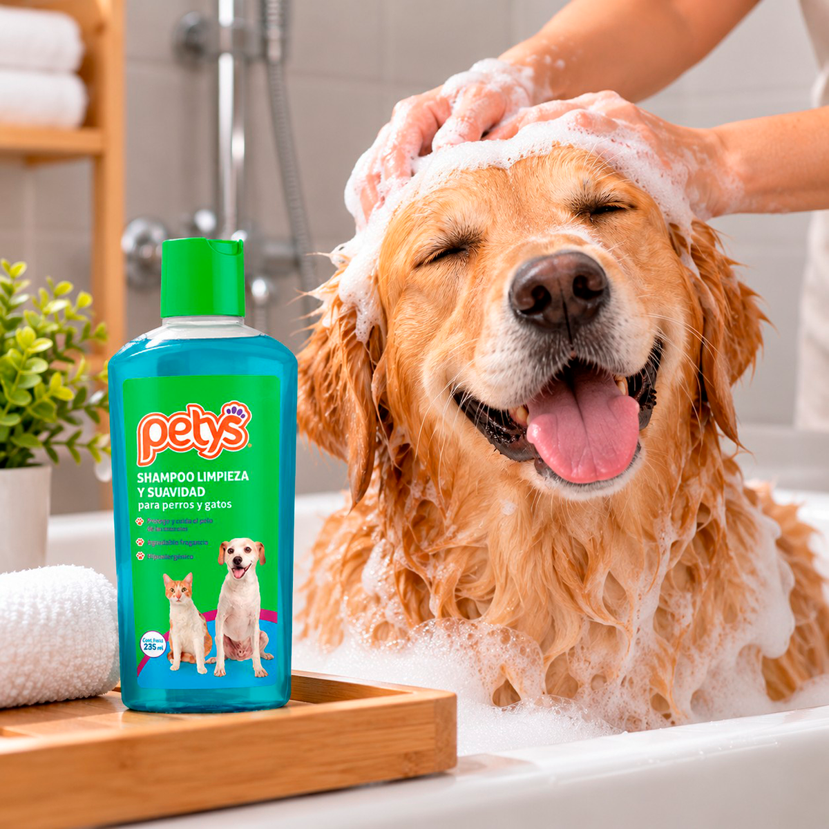 SHAMPOO PETYS LIMPIEZA Y SUAVIDAD X235