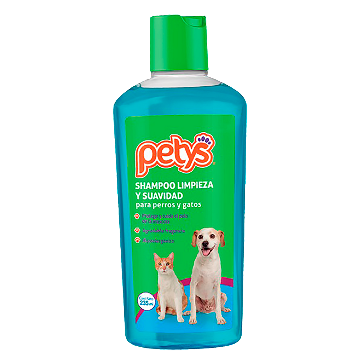 SHAMPOO PETYS LIMPIEZA Y SUAVIDAD X235