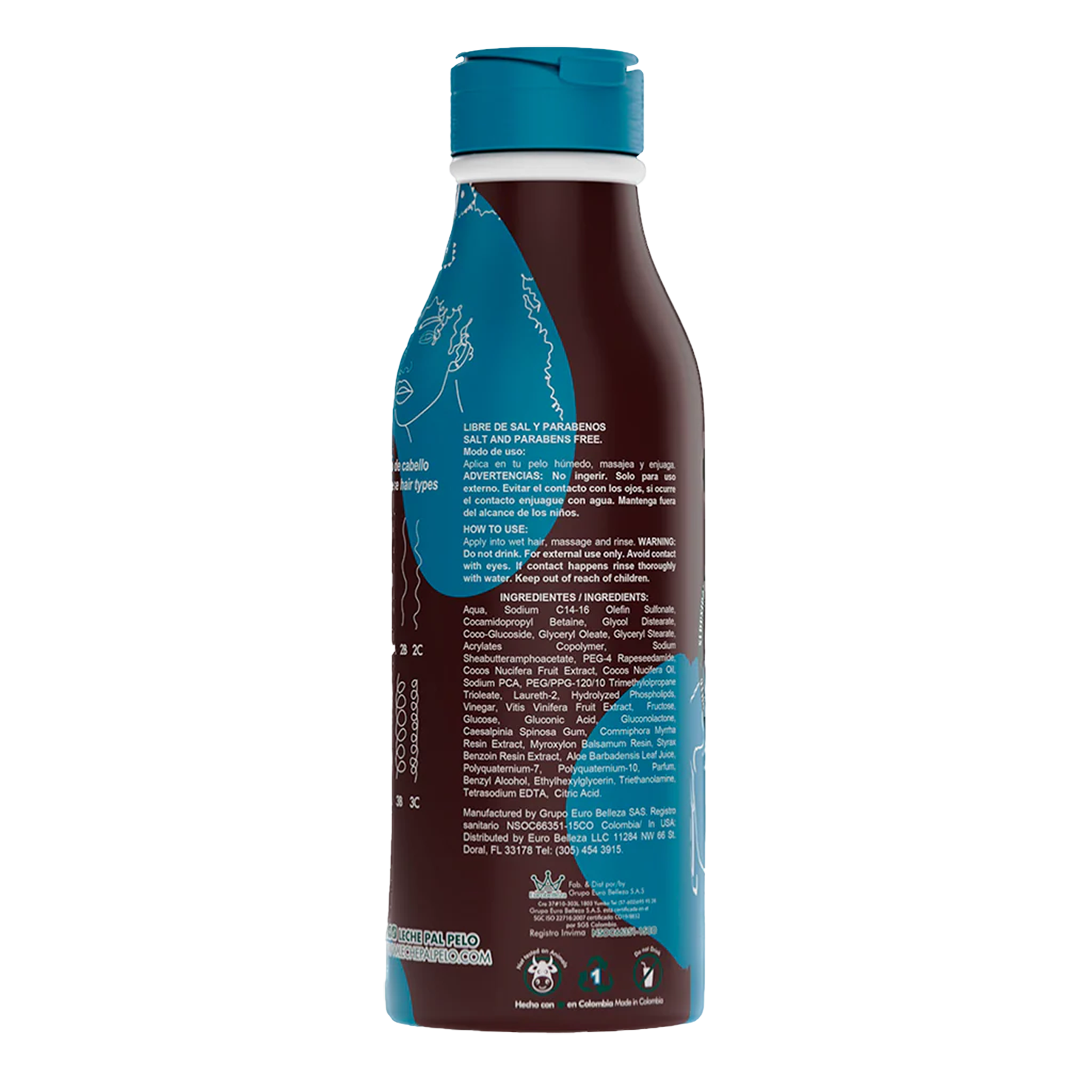 SHAMPOO ESPEC RIZOZ 440ML LECHE PAL PELO
