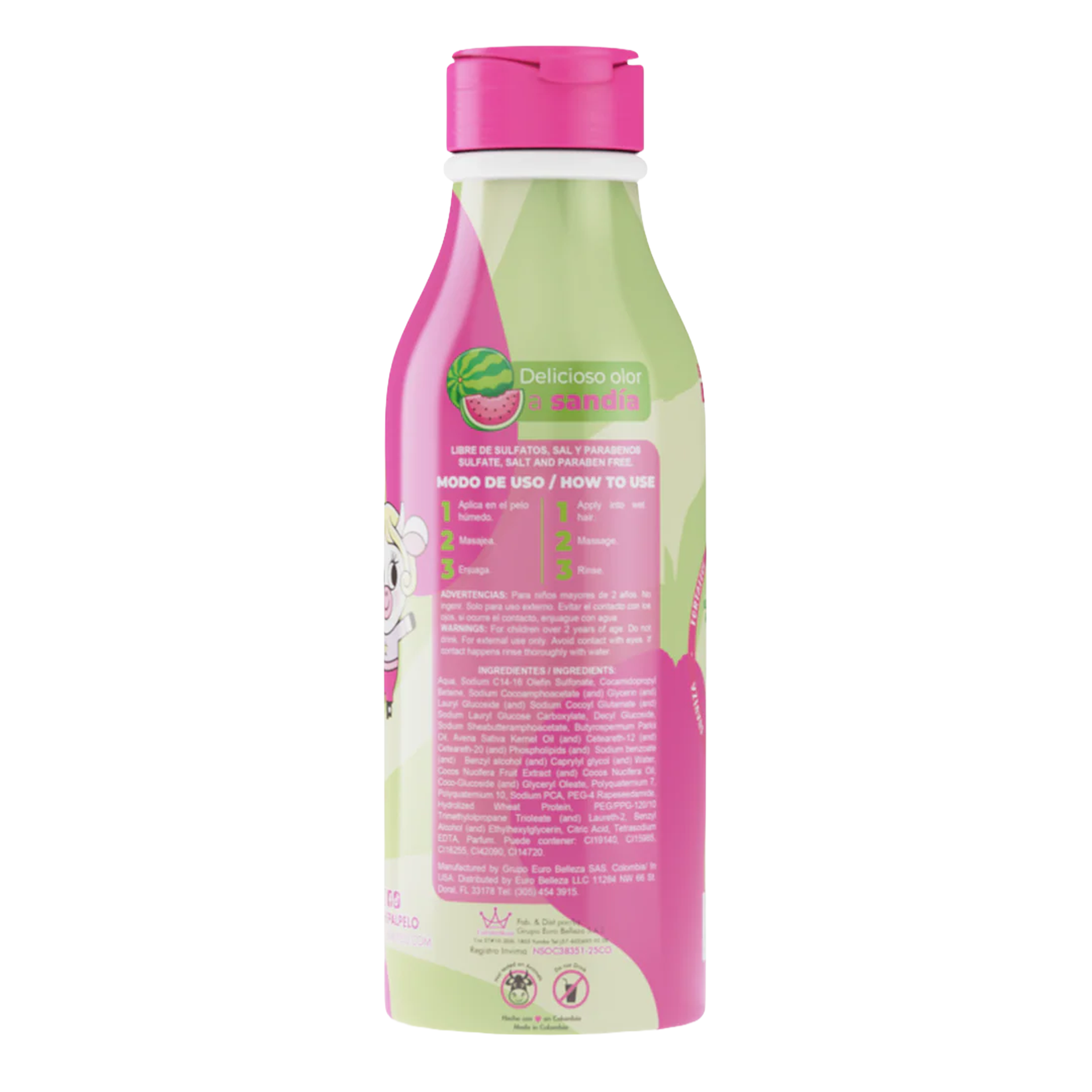 SHAMPOO NUTRITIVO KIDS RIZOS 440ML LECHE