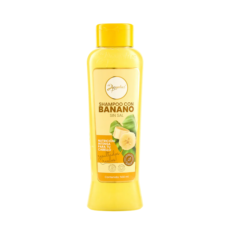 SHAMPOO CON BANANO 500ML ANYELUZ