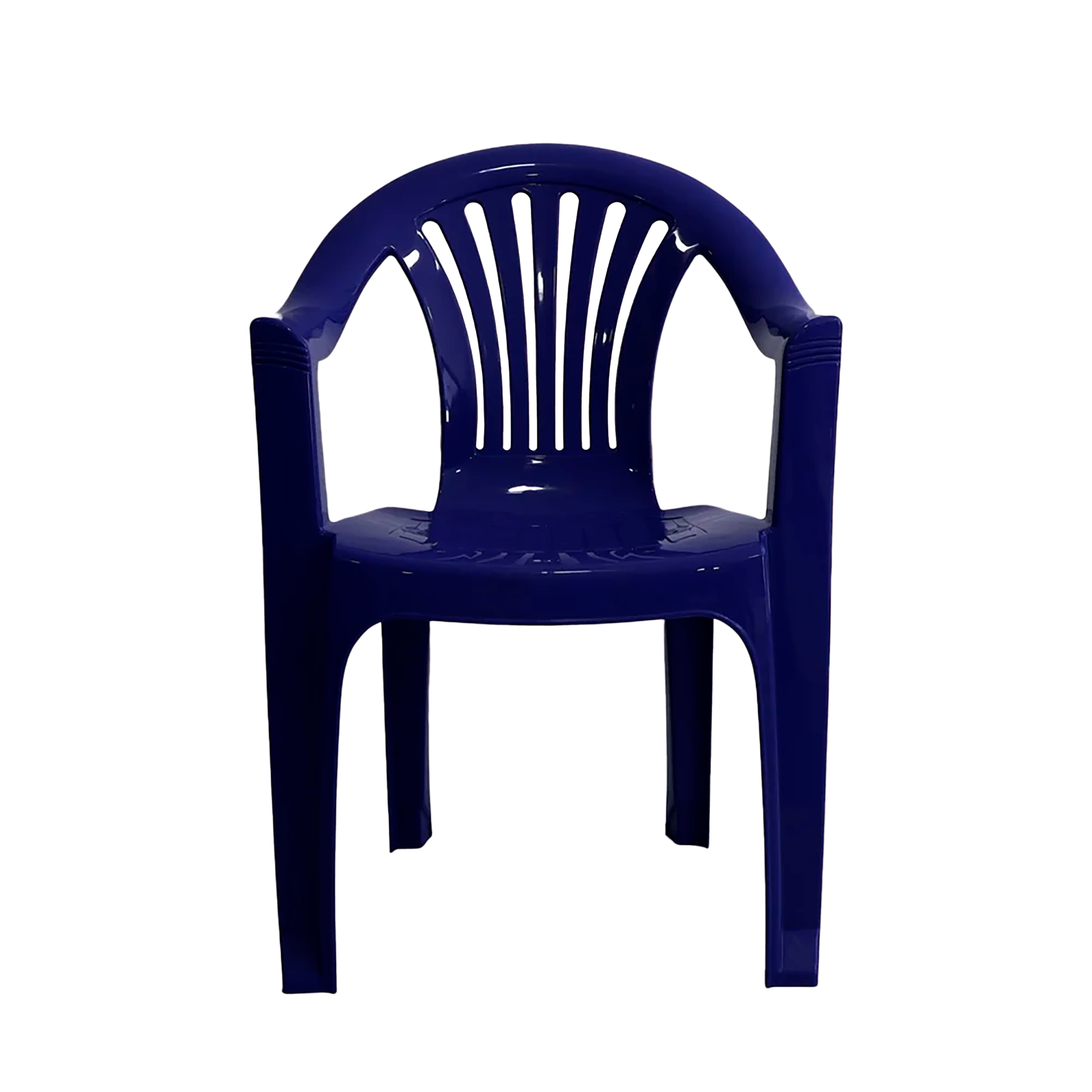 SILLA OASIS ESPALDAR LINEAL AZUL OSCURO