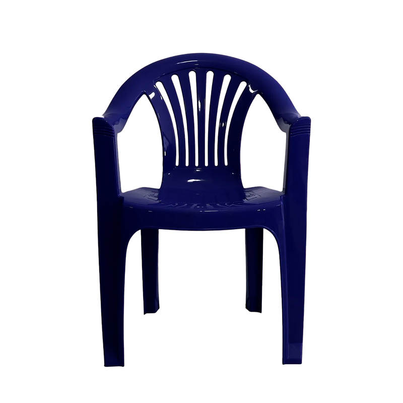 SILLA OASIS ESPALDAR LINEAL AZUL OSCURO