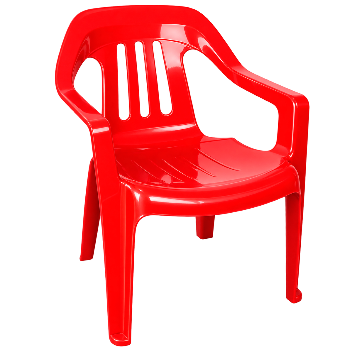 SILLA LIBERTY C/BRAZOS ROJO COLPLAST