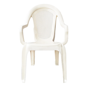 Silla Allure Con Brazos Blanca Colplast