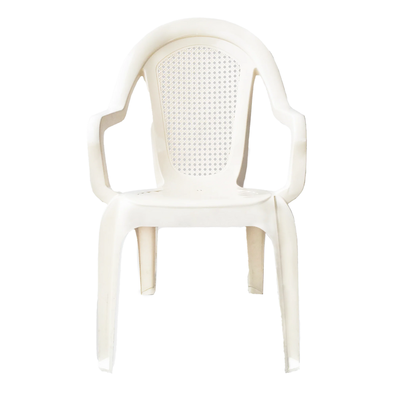 Silla Allure Con Brazos Blanca Colplast