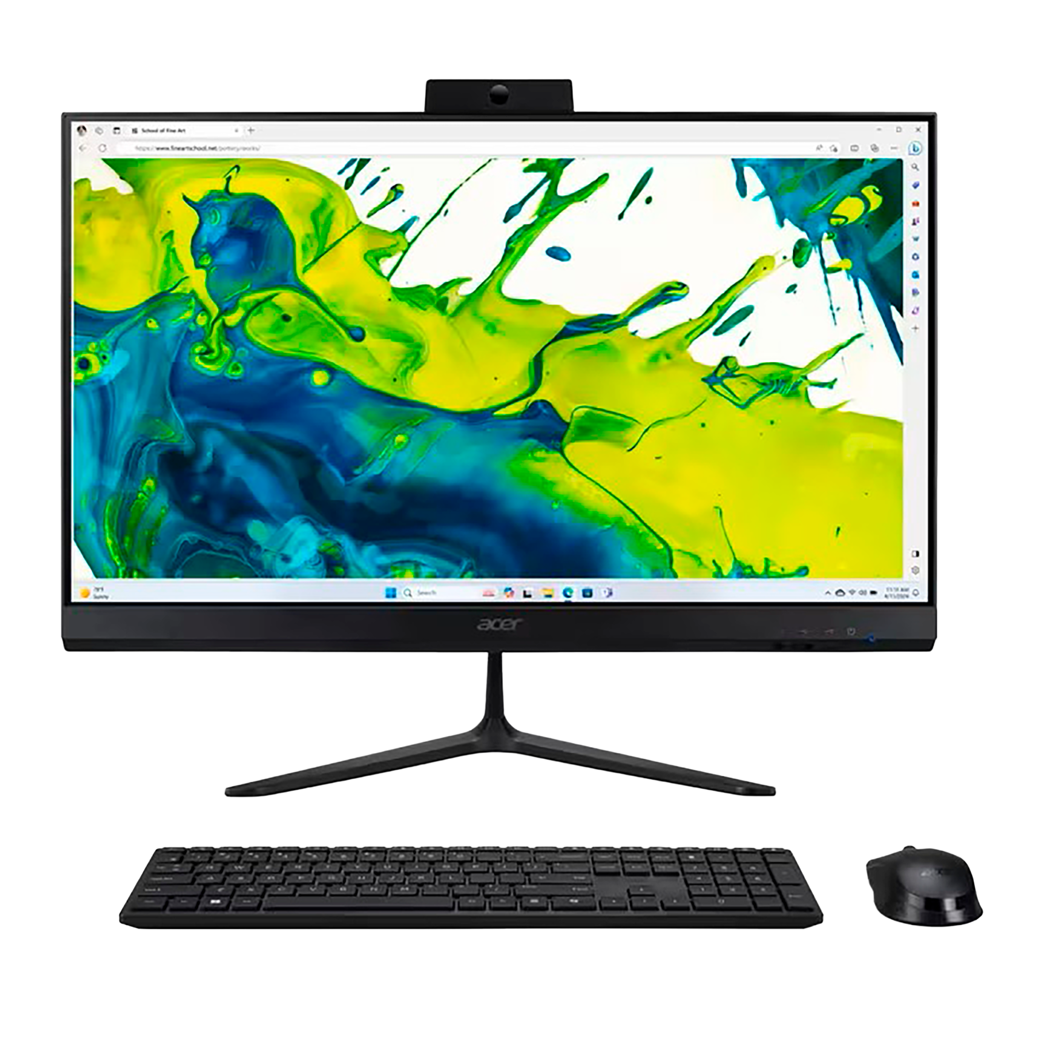 Computador All In One ACER 23.8" Pulgadas C24 LR1A - AMD Ryzen 7 - RAM 16GB - Disco SSD 1TB - Negro