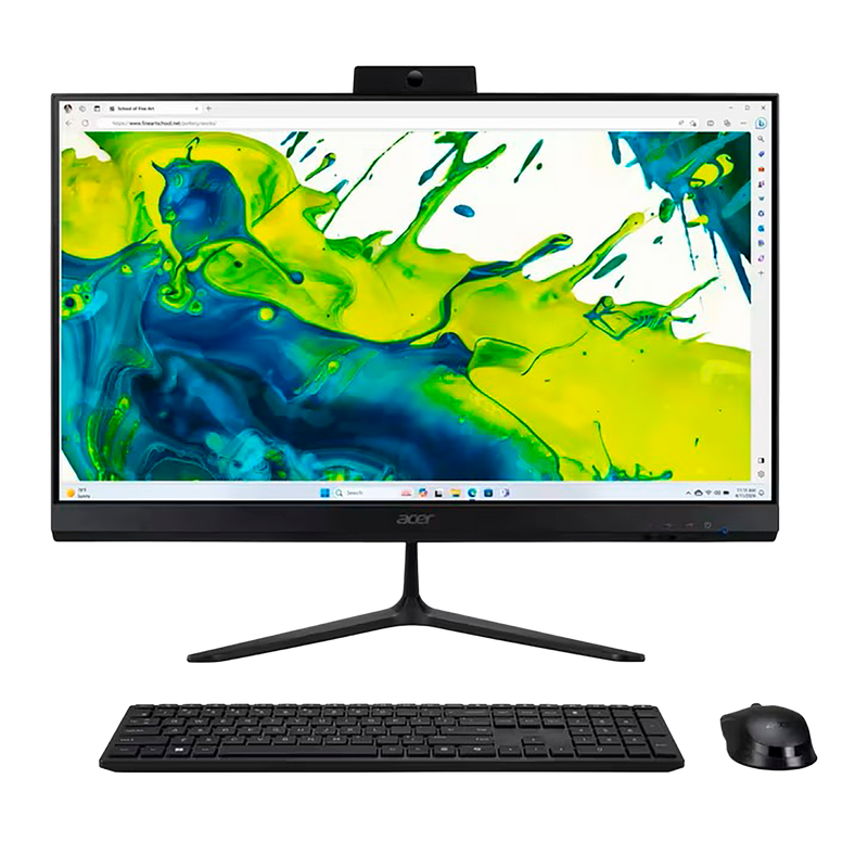 Computador All In One ACER 23.8" Pulgadas C24 LR1A - AMD Ryzen 7 - RAM 16GB - Disco SSD 1TB - Negro