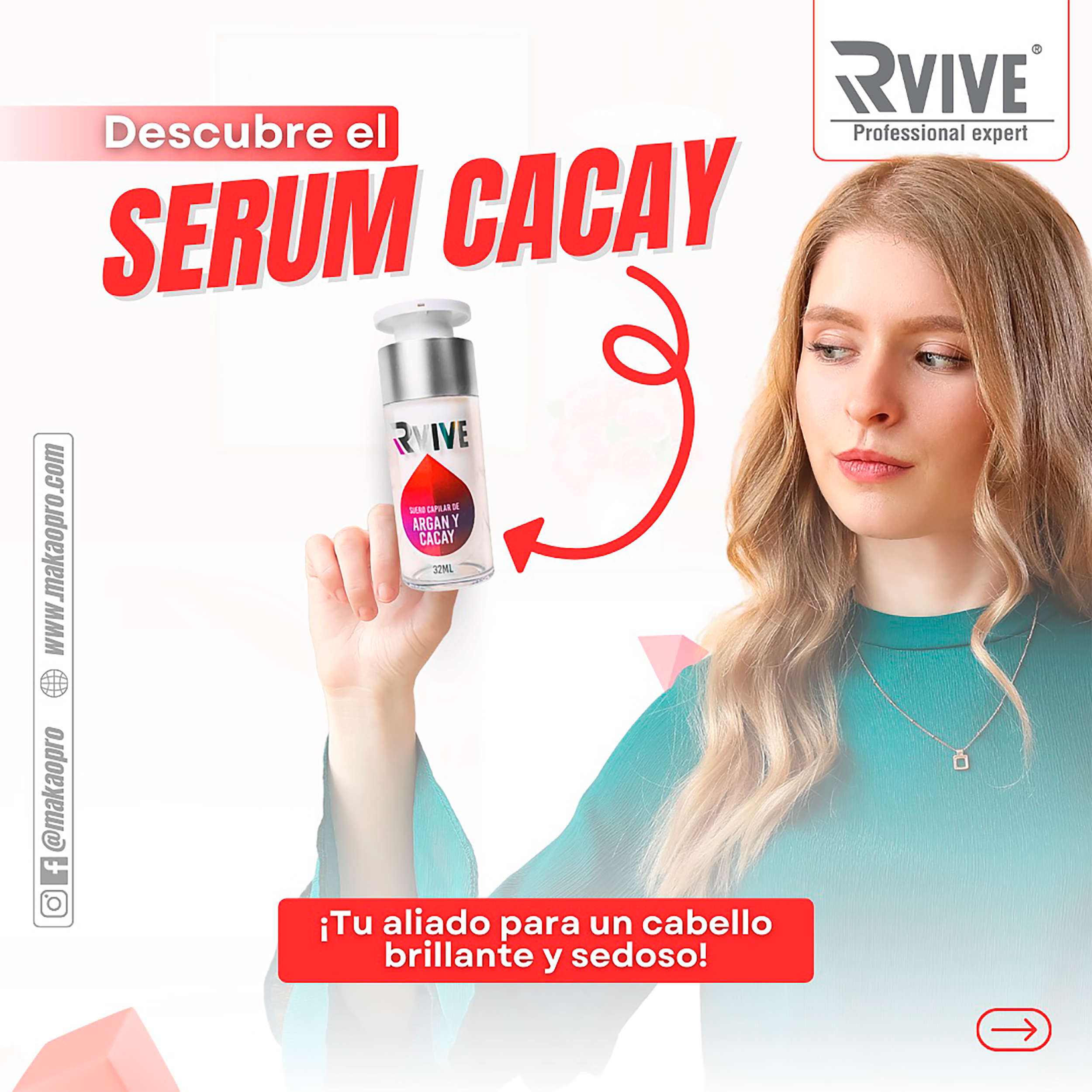 SUERO CAPILAR DE ARGAN Y CACAY RVIVE