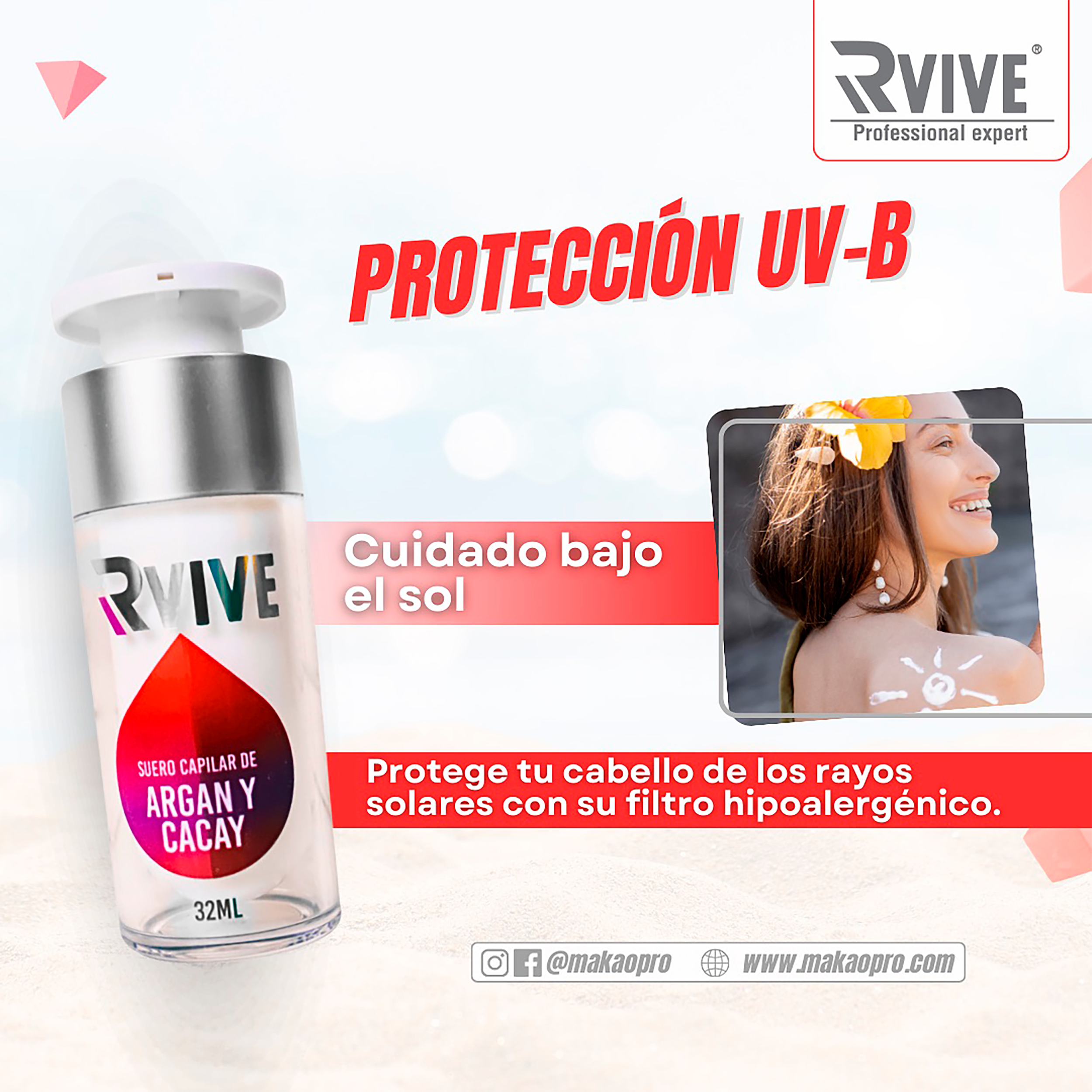 SUERO CAPILAR DE ARGAN Y CACAY RVIVE