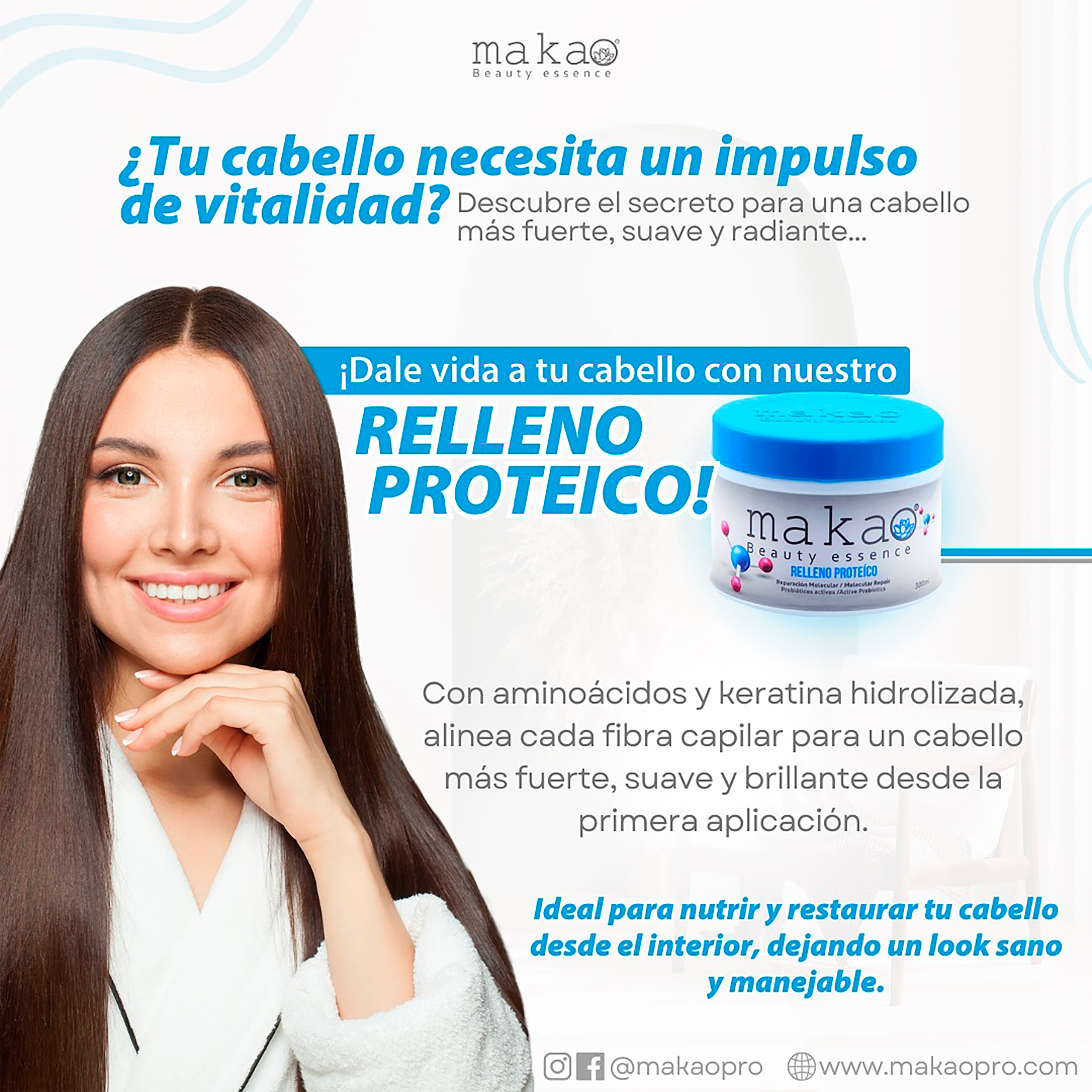 RELLENO PROTEICO AMINOX 300ML MAKAO