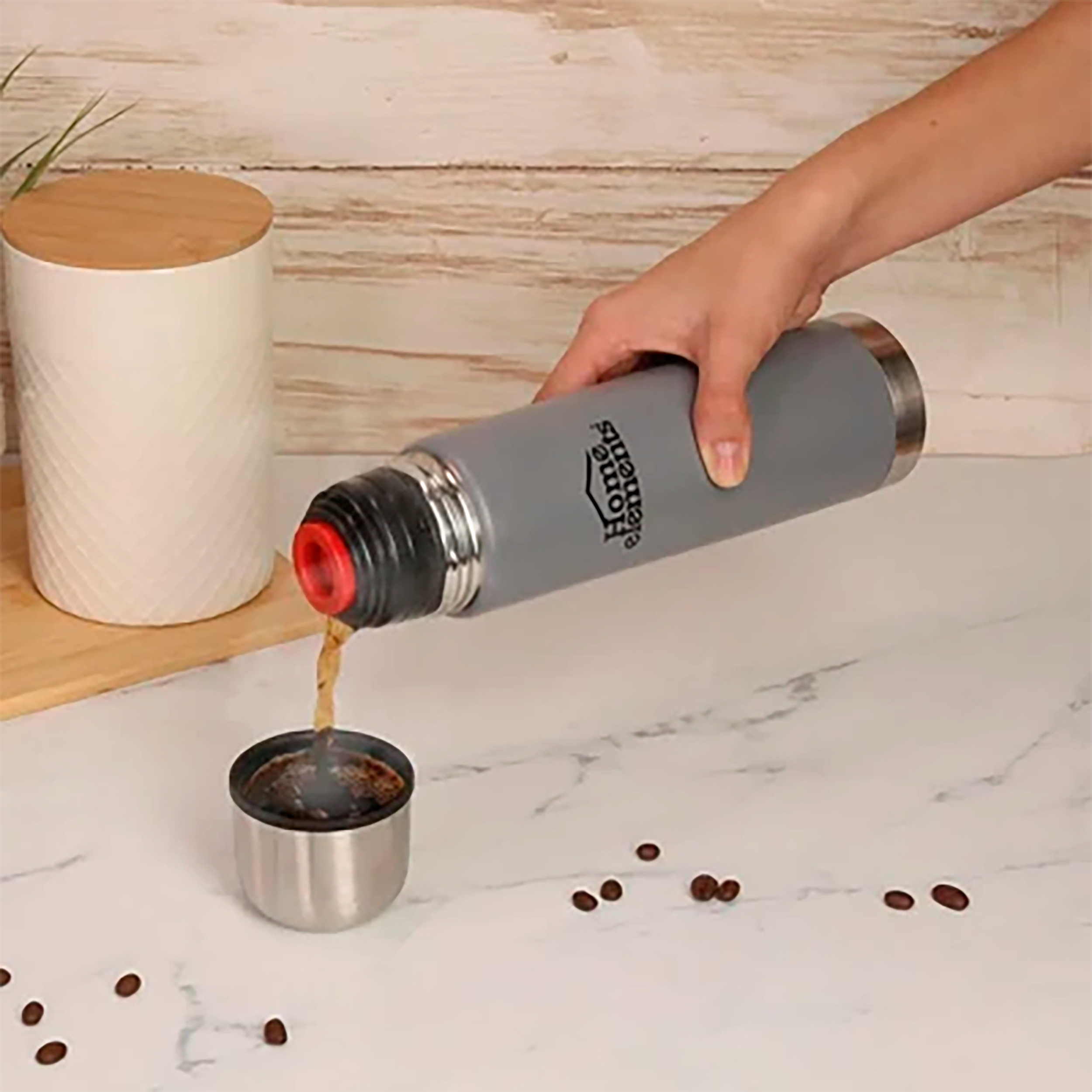 Termo Acero Doble Pared 0,5 L - Gris 299892687 Home Elements