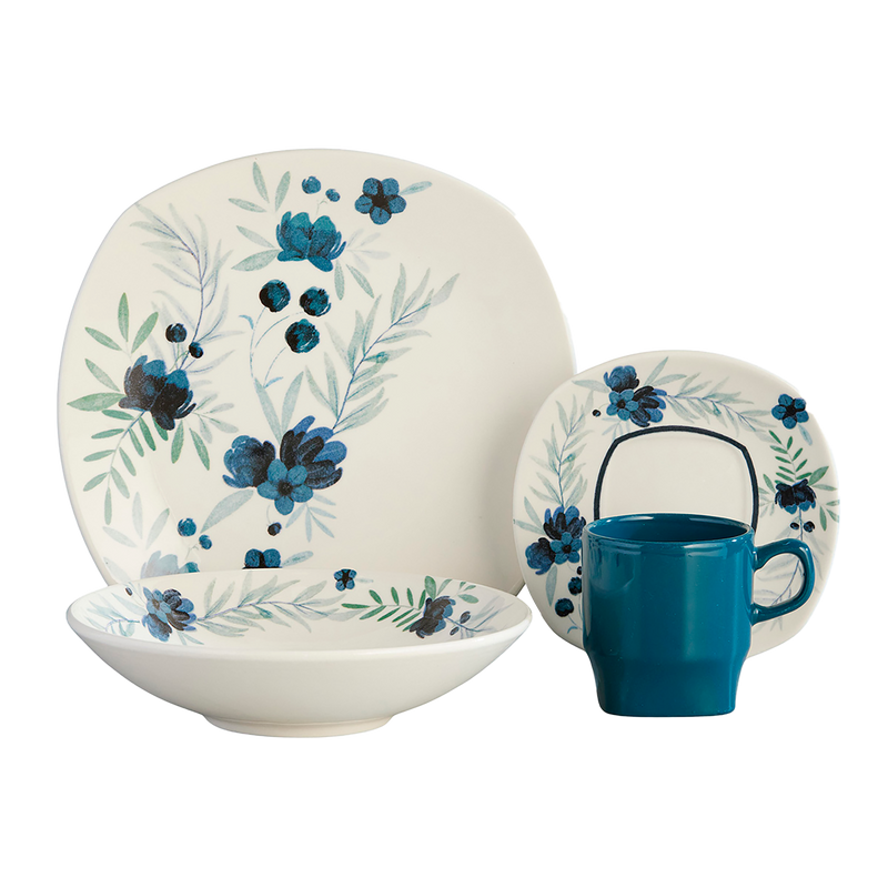 VAJILLA 4-16 CUADR CARLOTA CORONA