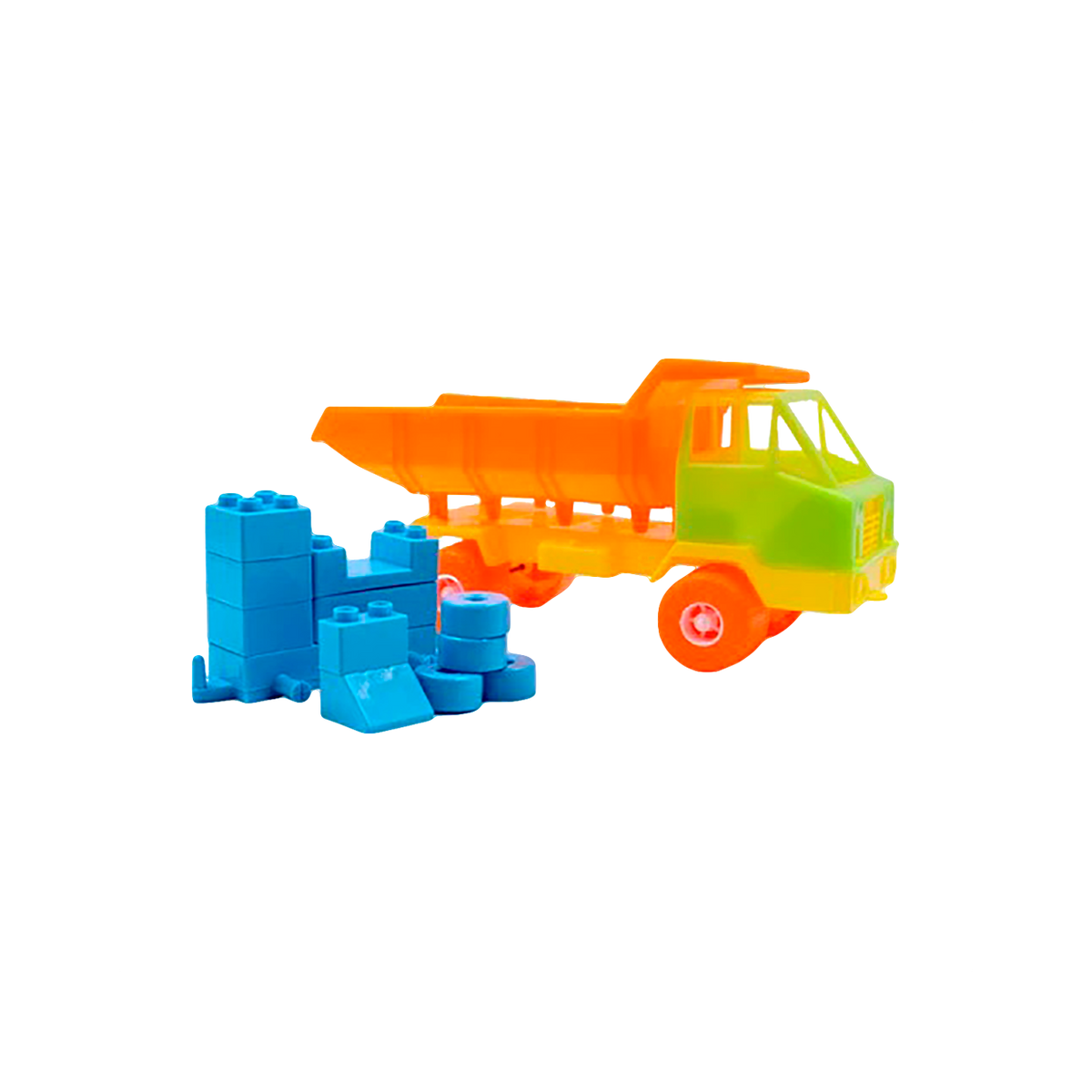VOLQUETA CON BLOQUES BOY TOYS