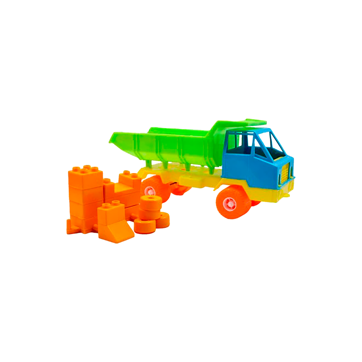 VOLQUETA CON BLOQUES BOY TOYS
