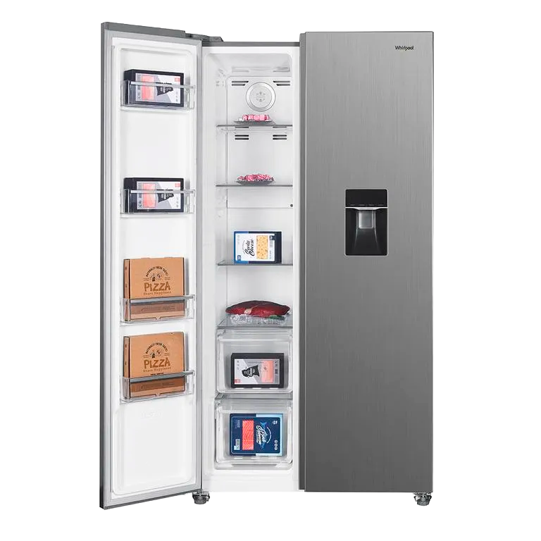 Nevecón WHIRLPOOL Xpert Inverter Side by Side 518 Litros WD1610S Gris