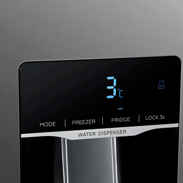 Nevecón WHIRLPOOL Xpert Inverter Side by Side 518 Litros WD1610S Gris