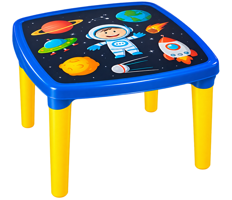 MESA INFANTIL AZUL / AMARILLO ASTRONAUTA