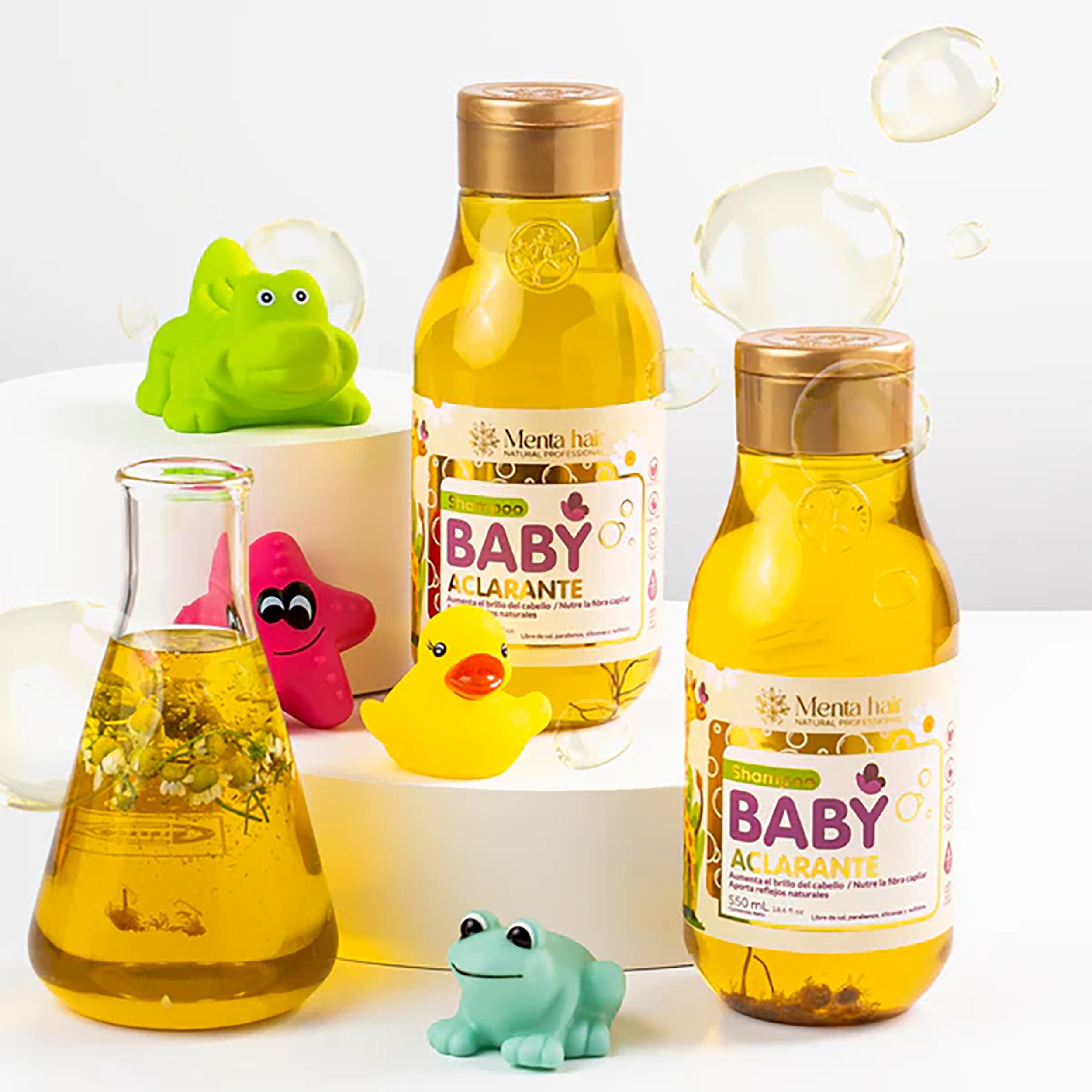 SHAMPOO BABY ACLARA 550ML MENTA HAIR