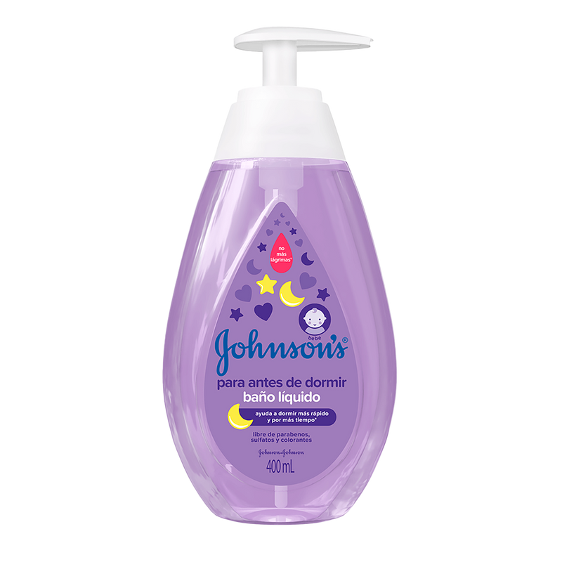 BAÑO LIQUIDO PAR BEBE JOHNSON’S® ANTES DE DORMIR 400ML
