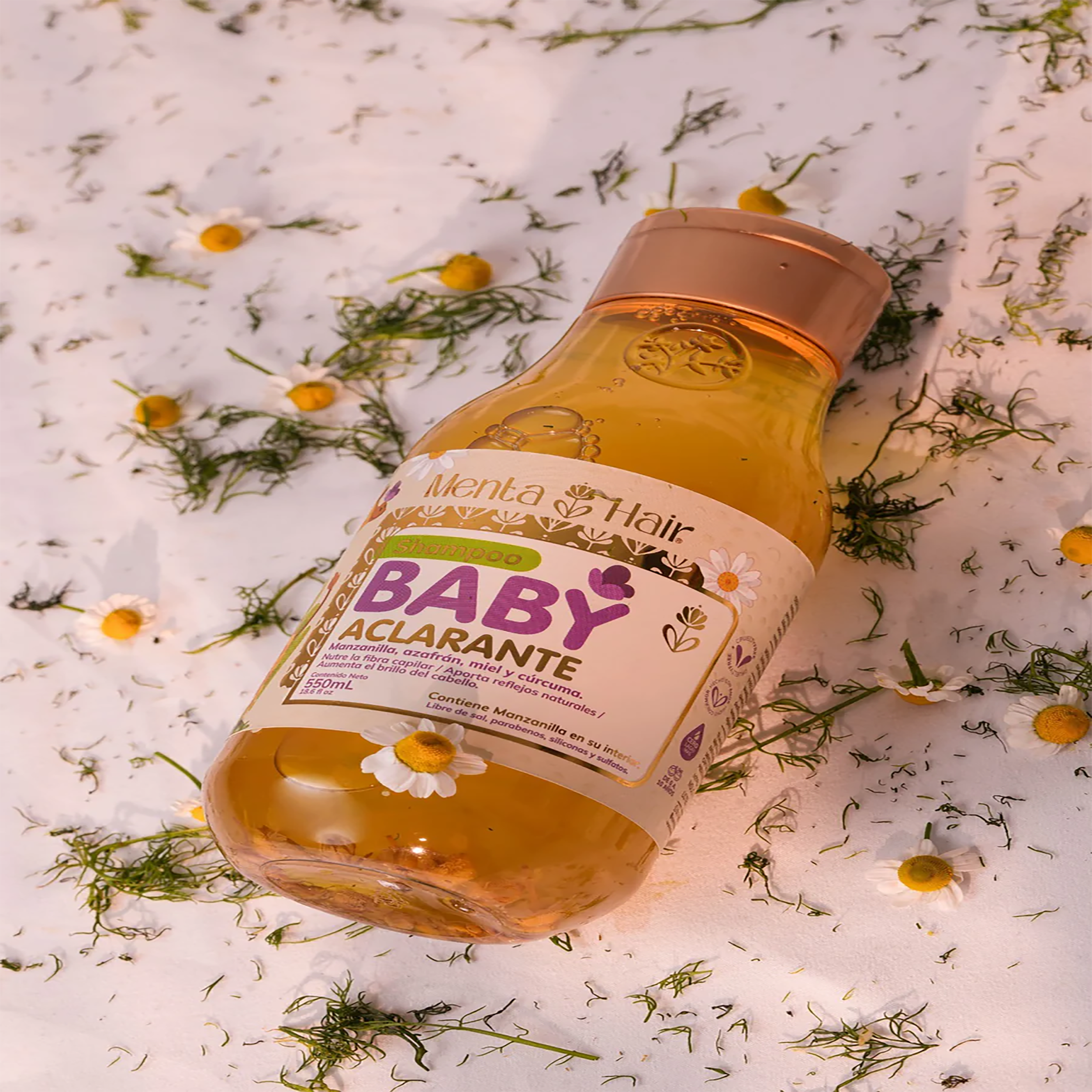 SHAMPOO BABY ACLARA 550ML MENTA HAIR