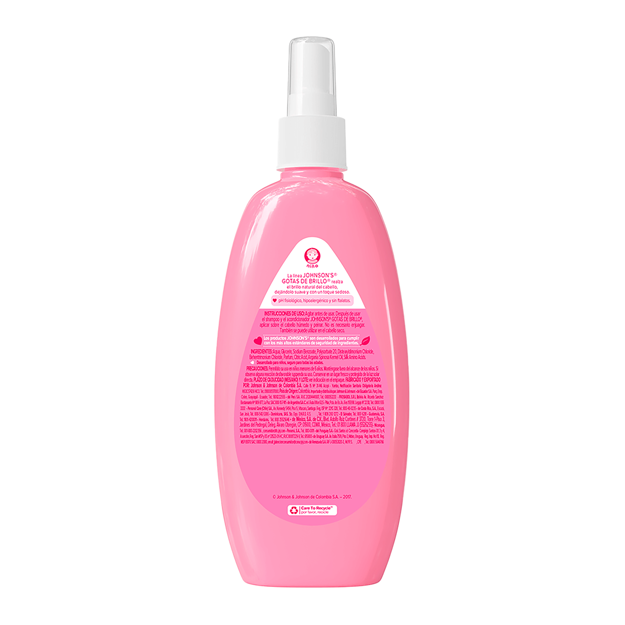 SPRAY JOHNSON'S® GOTAS DE BRILLO X200ML