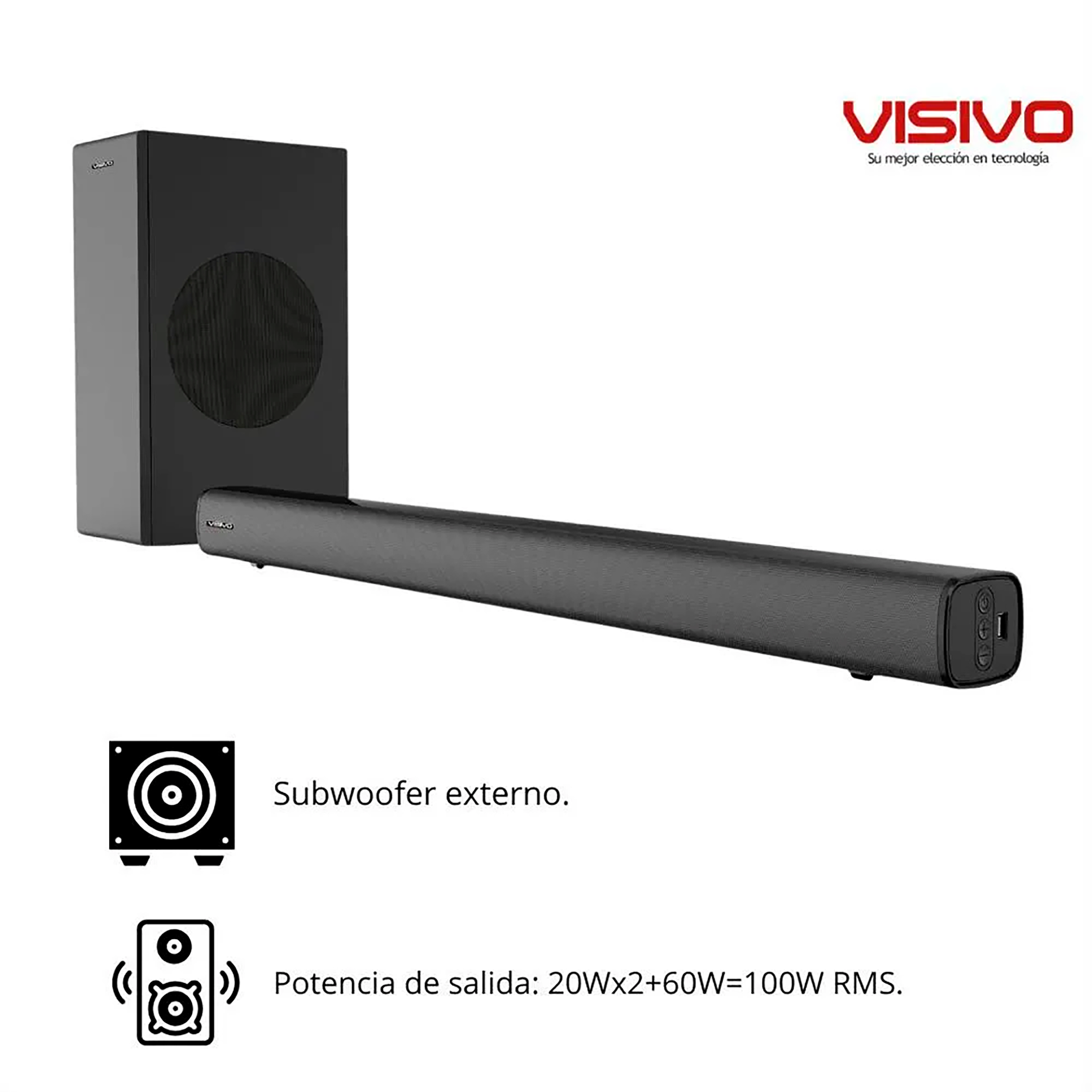 Sistema De Sonido Recargable Visivo 200W