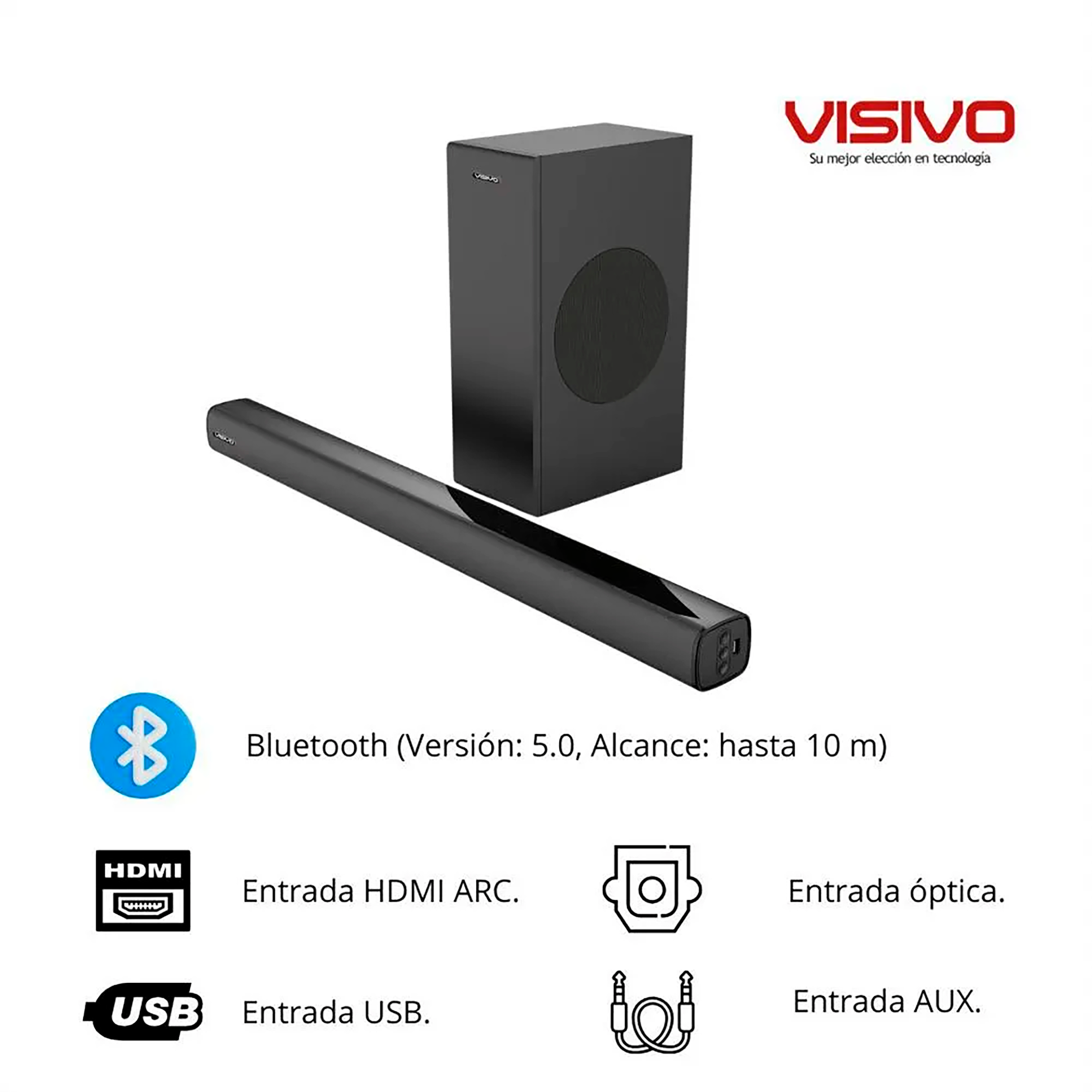 Sistema De Sonido Recargable Visivo 200W
