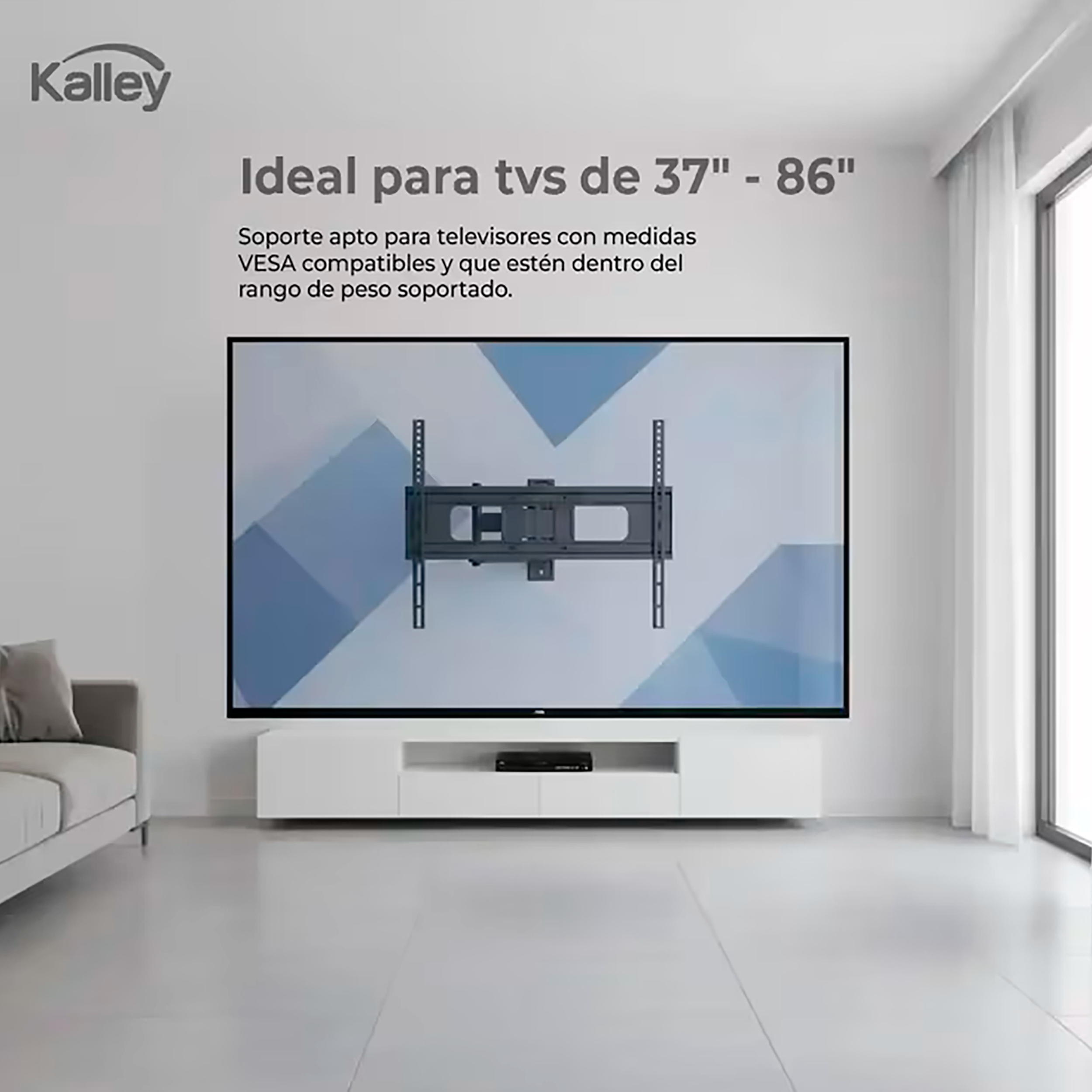 BASE TELEVISOR BRAZOFLEX 37" A 86" KALLE