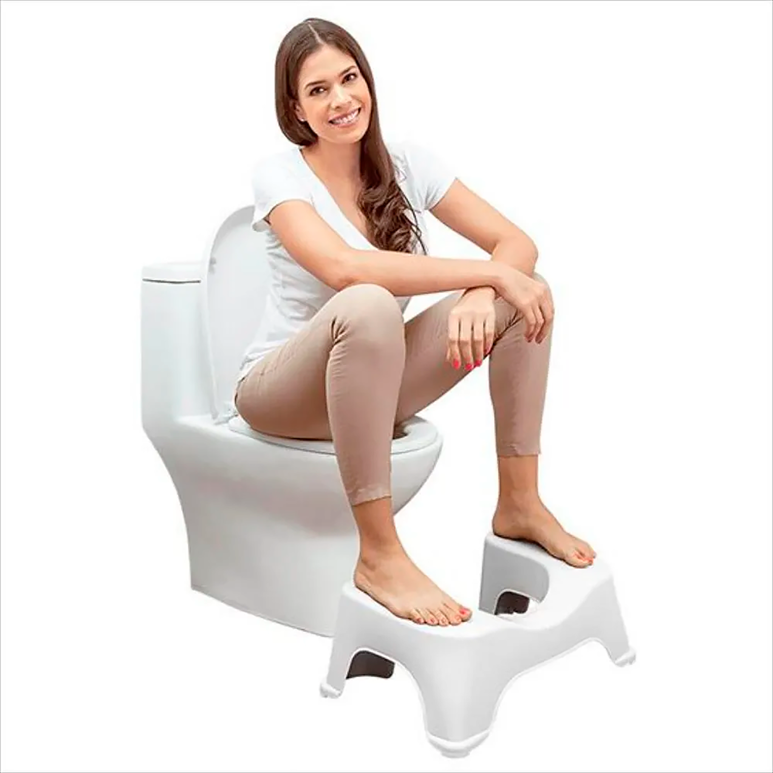 Butaco Para Baño Blanco RIMAX