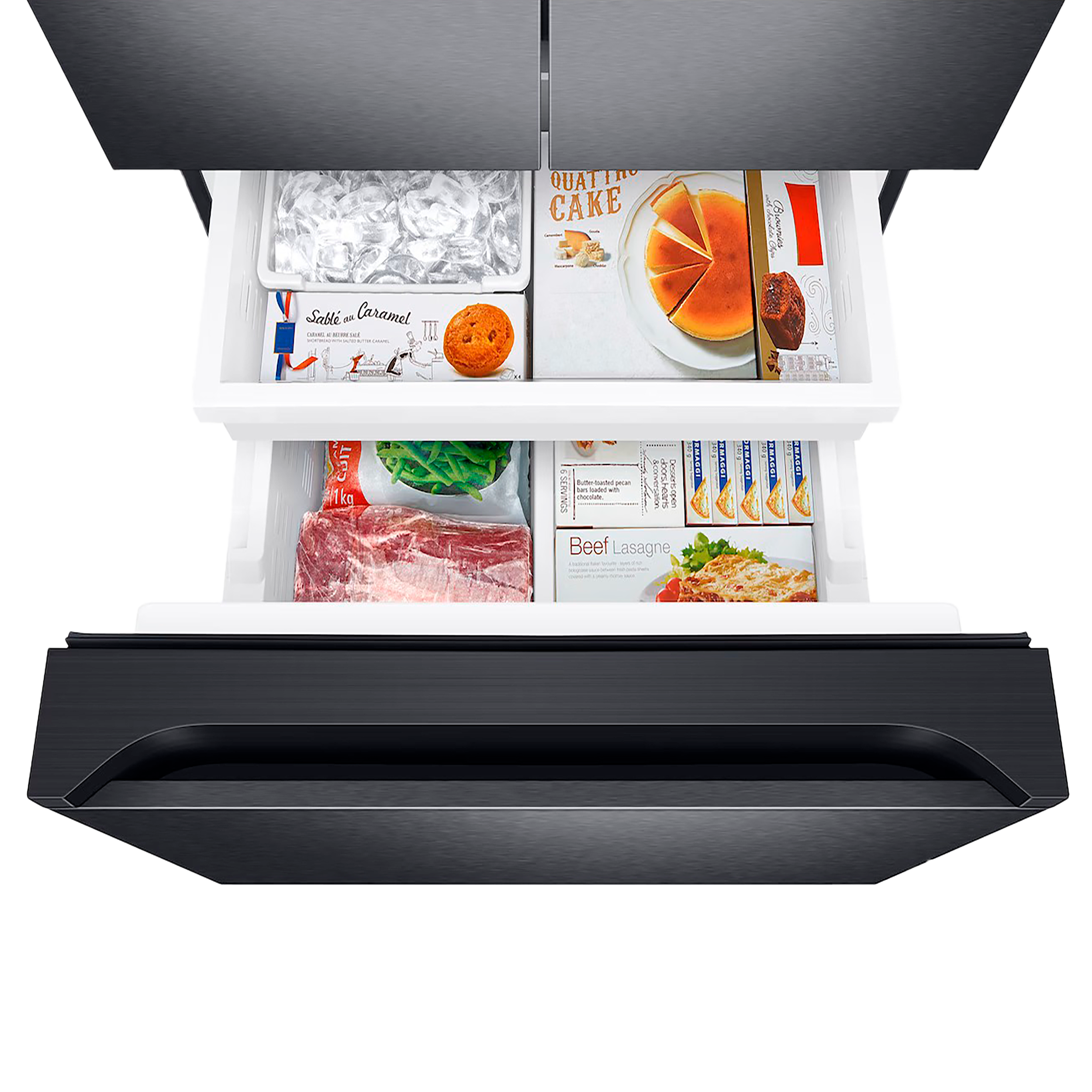 Nevecón SAMSUNG Tipo Europeo 625 Litros Brutos RF22A4220SG/CO Negro