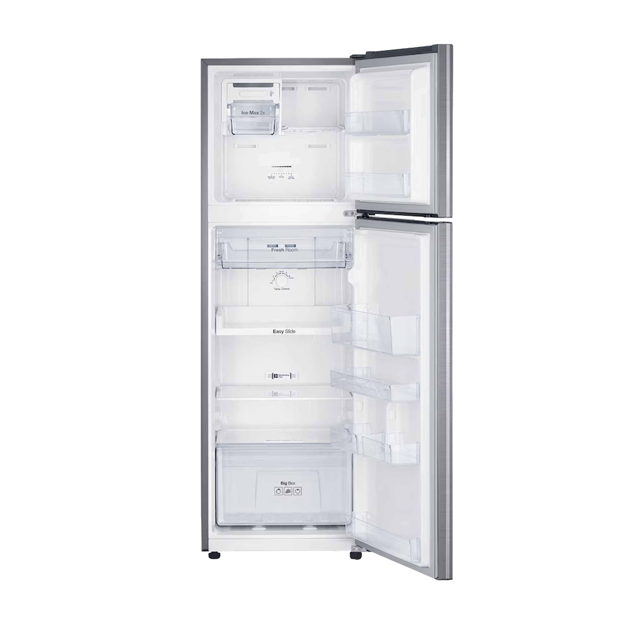 Nevera SAMSUNG No Frost Congelador Superior 256 Litros RT25FARADS8/CO Gris