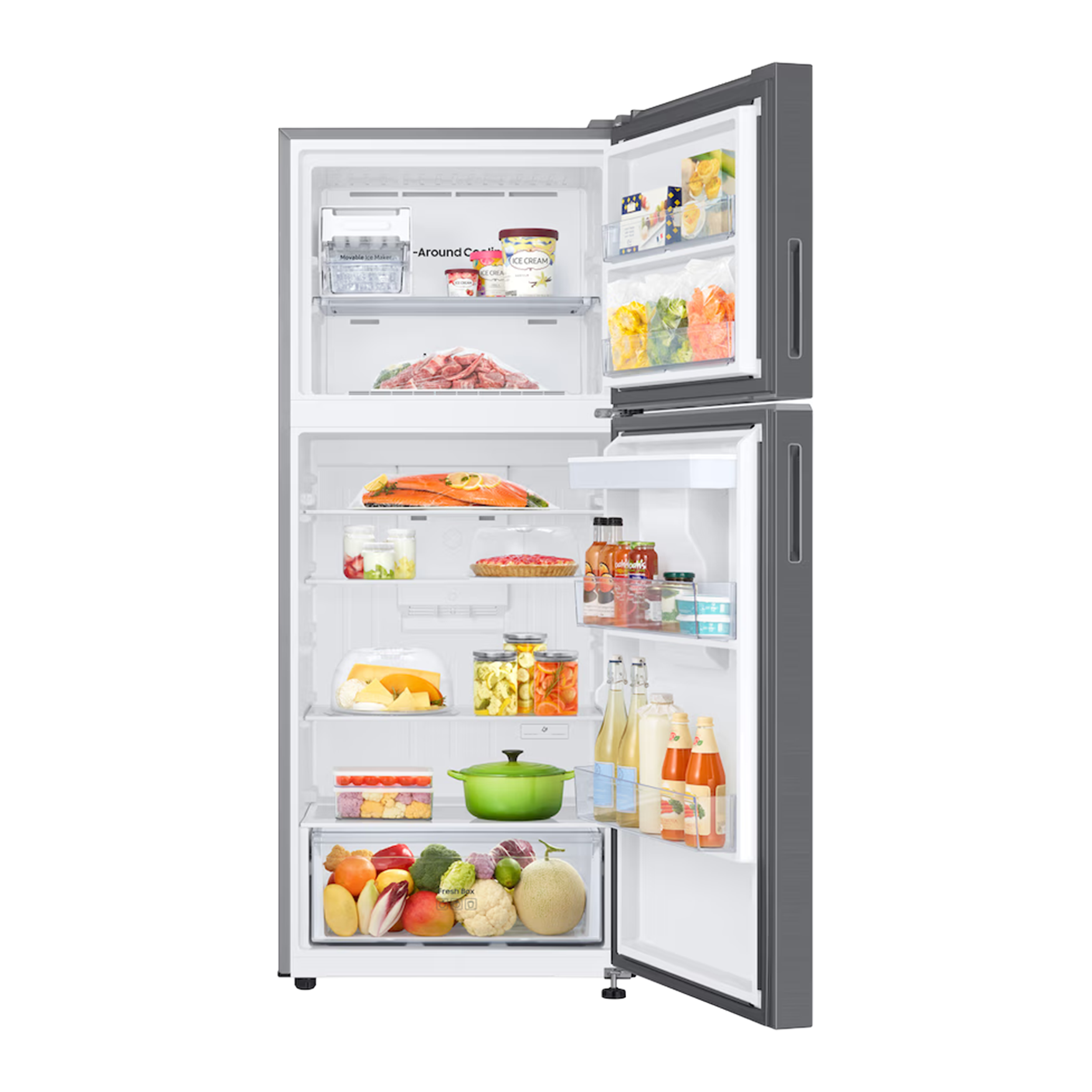 Nevera Congelador Superior Modo AI Energy 389L
