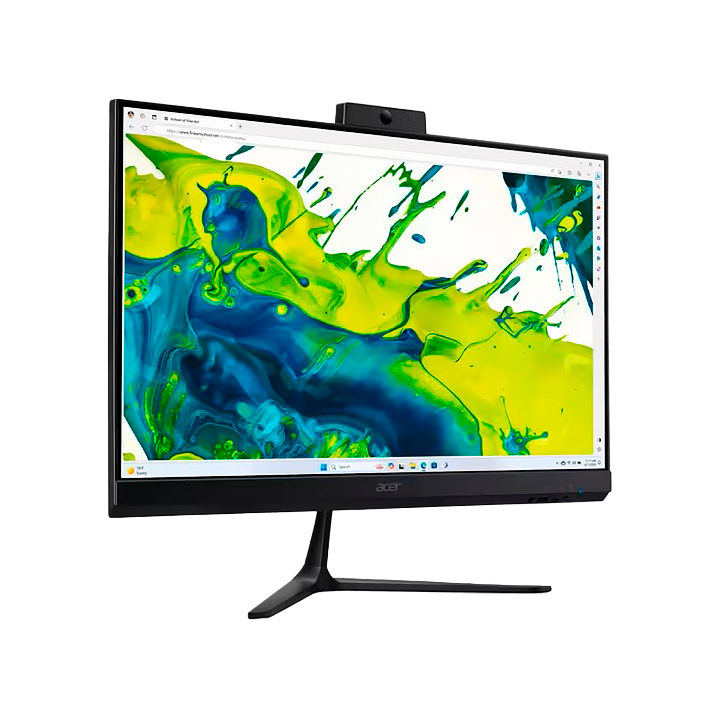 Computador All In One ACER 23.8" Pulgadas C24 LR1A - AMD Ryzen 7 - RAM 16GB - Disco SSD 1TB - Negro