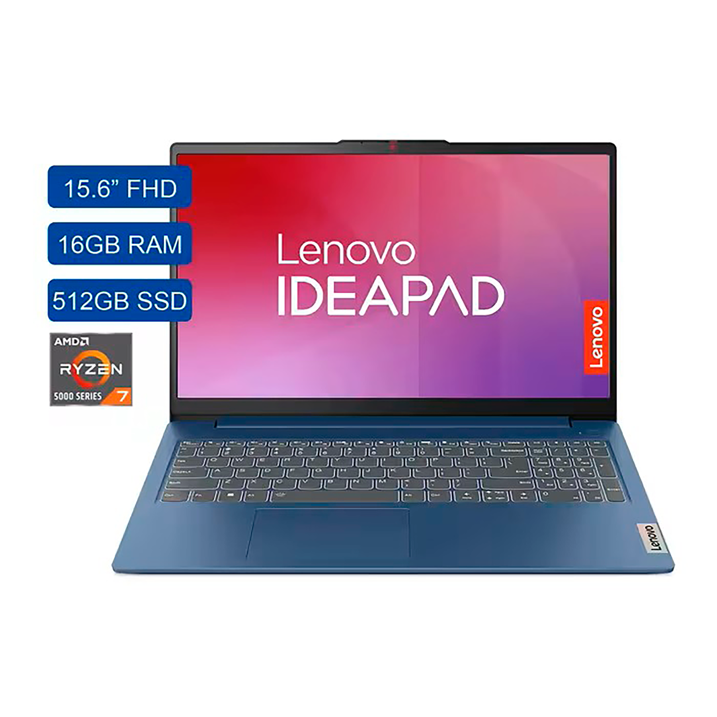 PORTATIL LENOVO R7 5825U 16+512GB -15.6P