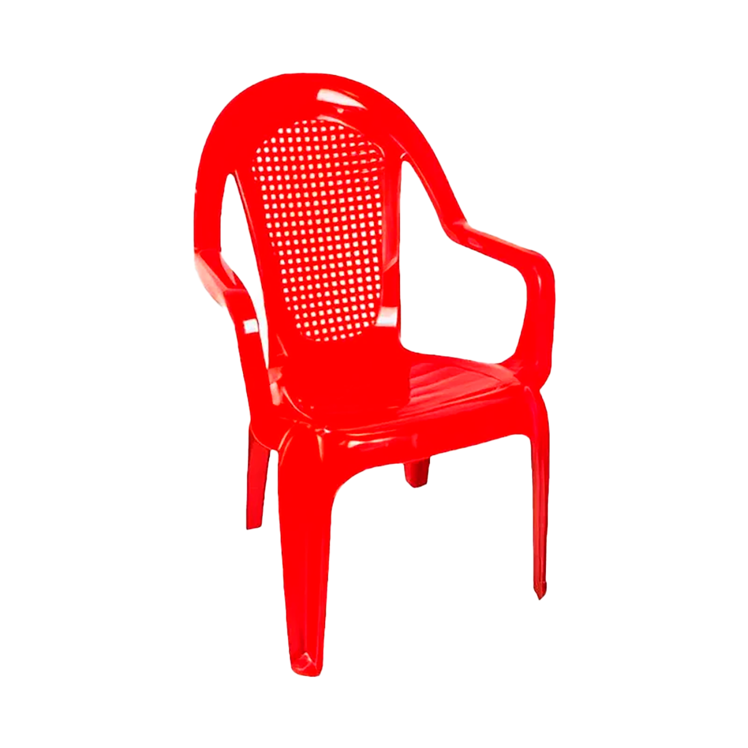 SILLA ALLURE CON BRAZOS - ROJO COLPLAST