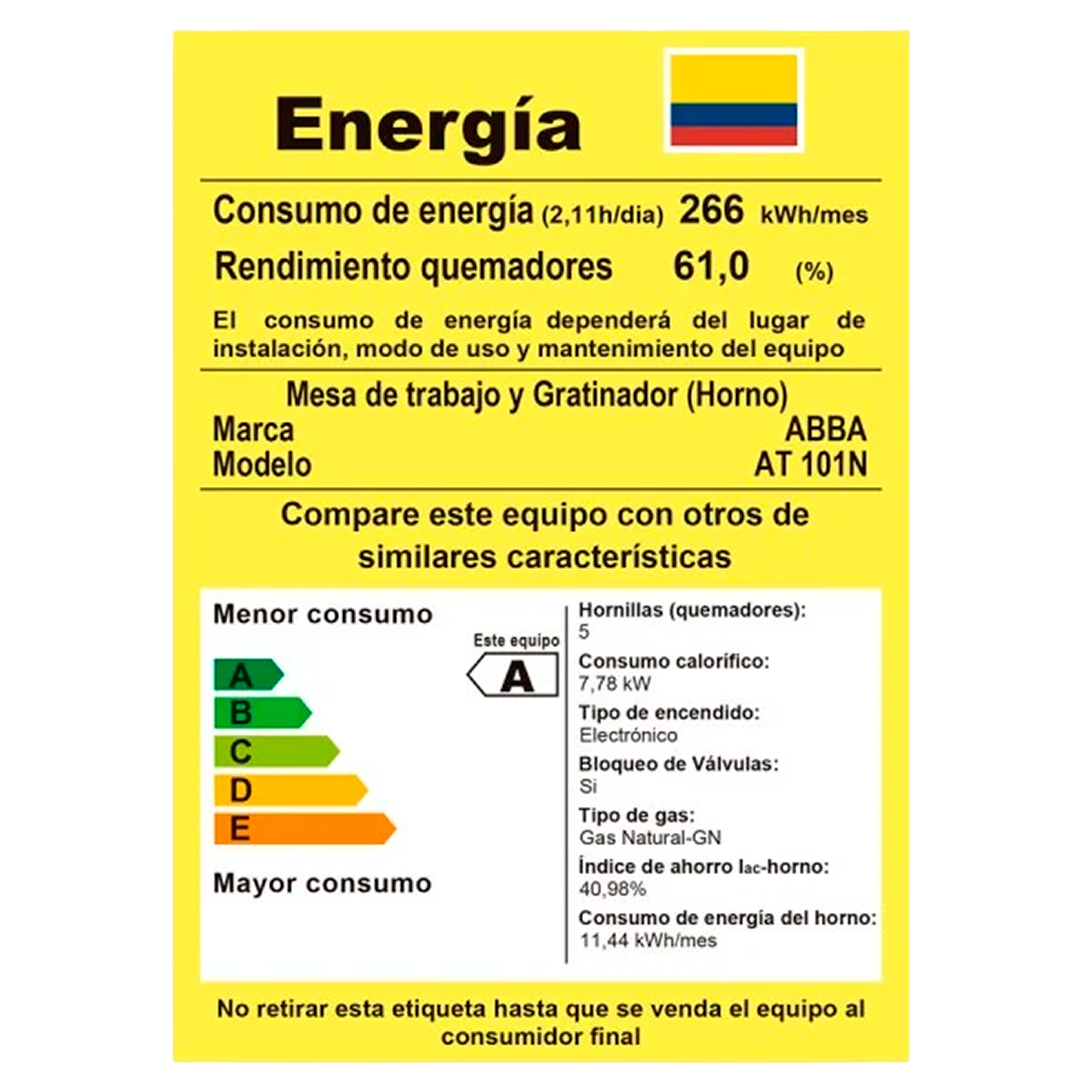 COCINA 4PTS HR/VALV MESA INOX TAPA VIDRI
