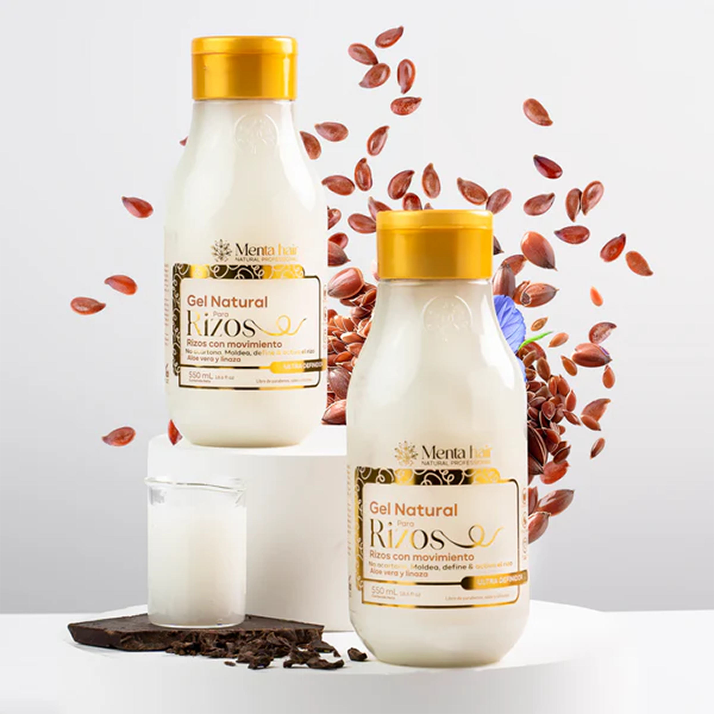 GEL NATURAL CHOCOTELLA RIZOS 550ML
