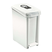 BASURERO PED DELG BLANCO RIMAX