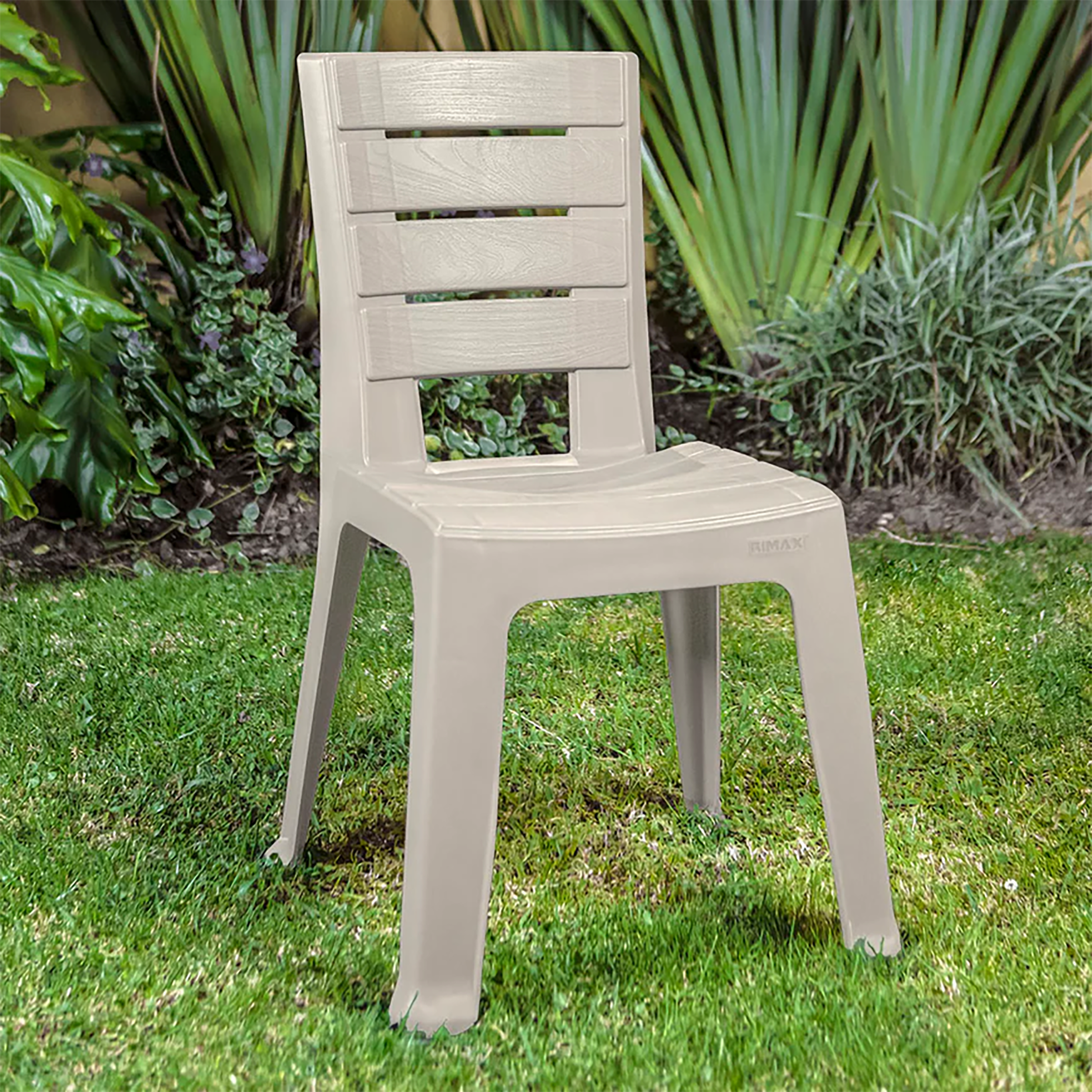 SILLA BARU SIN BRAZOS TAUPE RIMAX