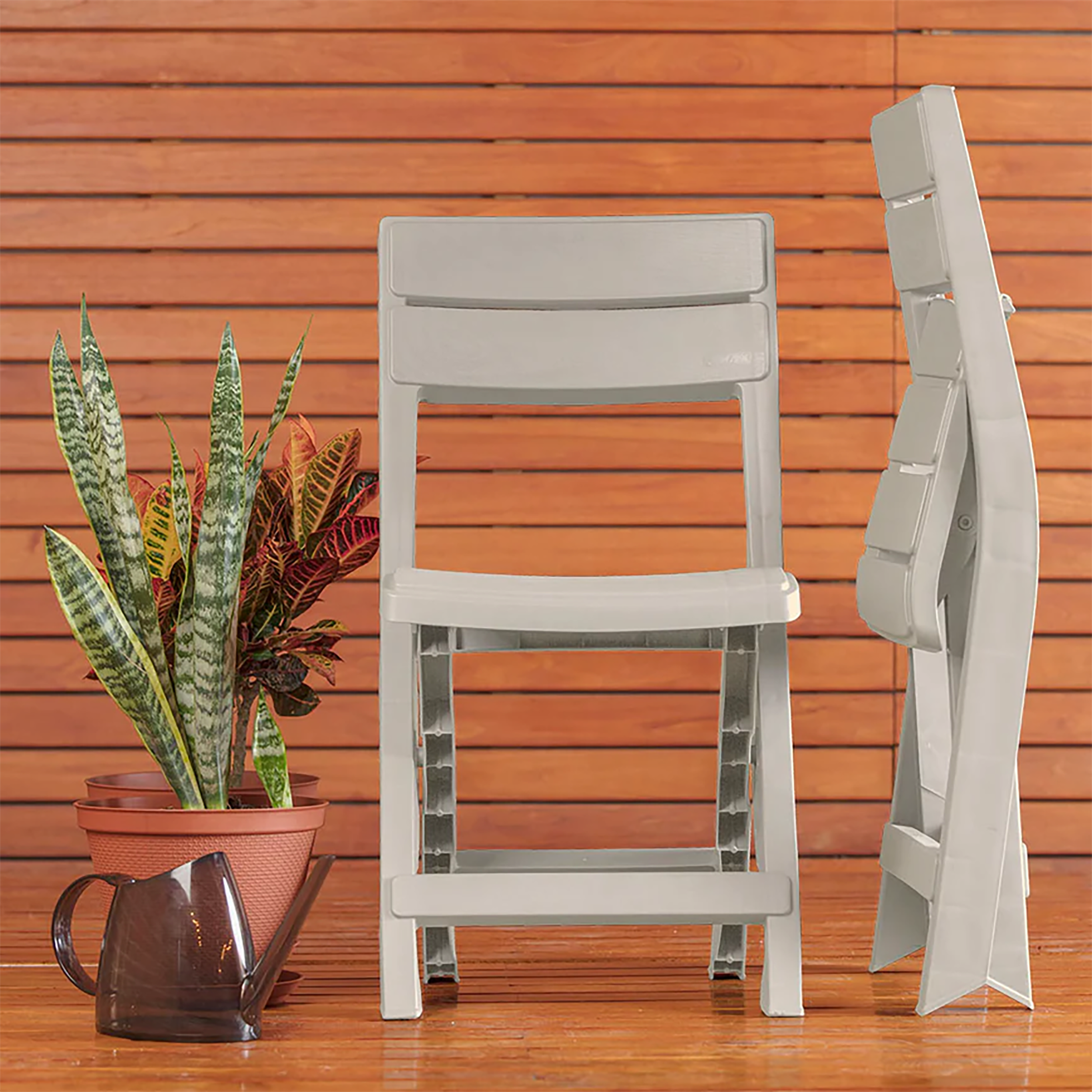Silla plegable barú Taupe Rimax