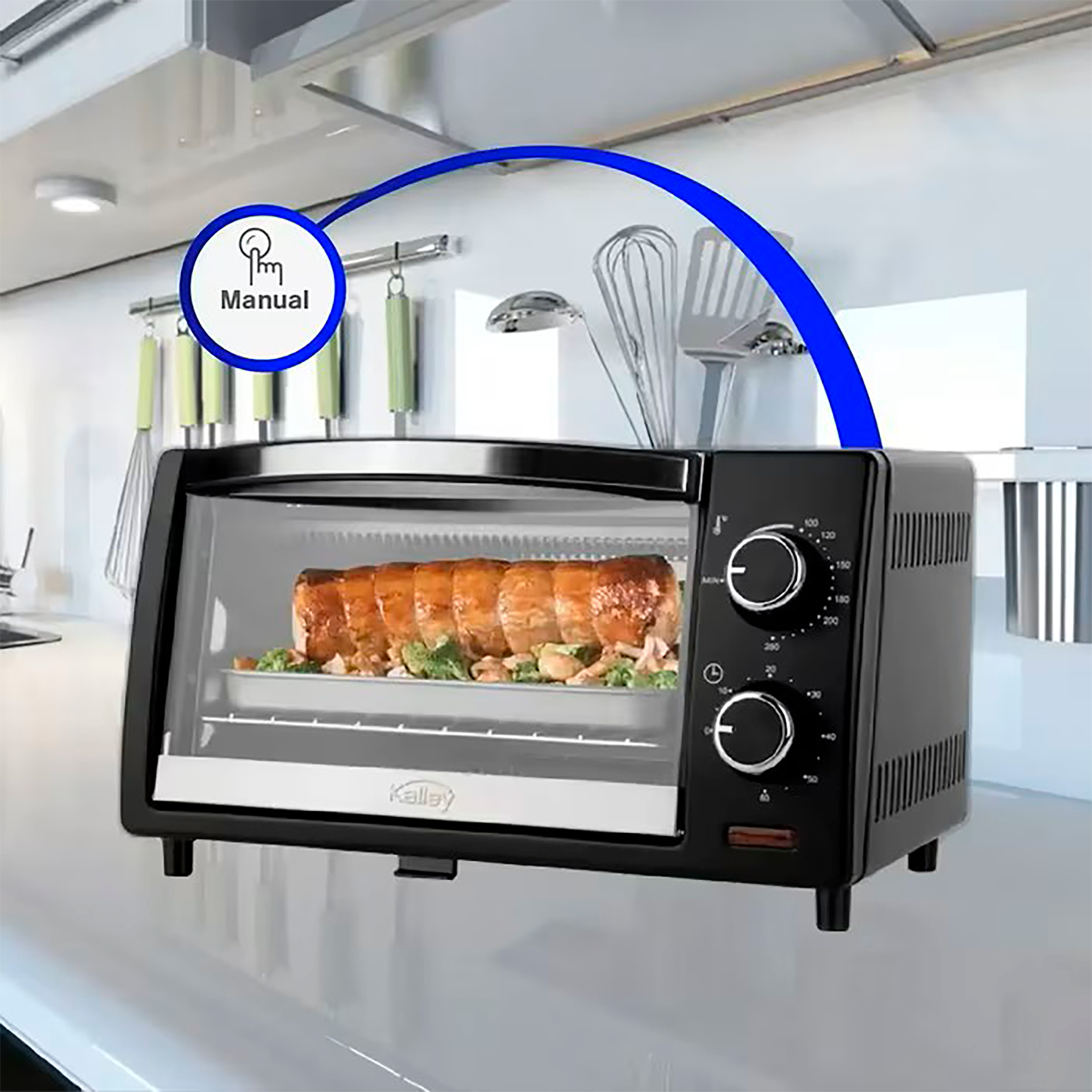 Horno Tostador KALLEY K-MHE8009N01 9 Litros Negro
